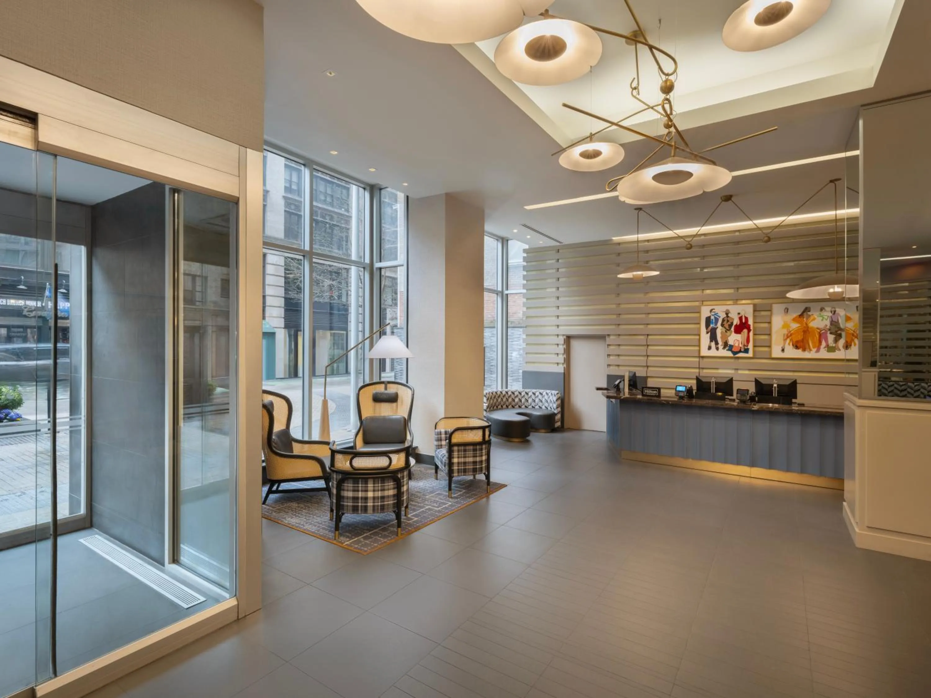Lobby or reception in Hilton New York Fashion District