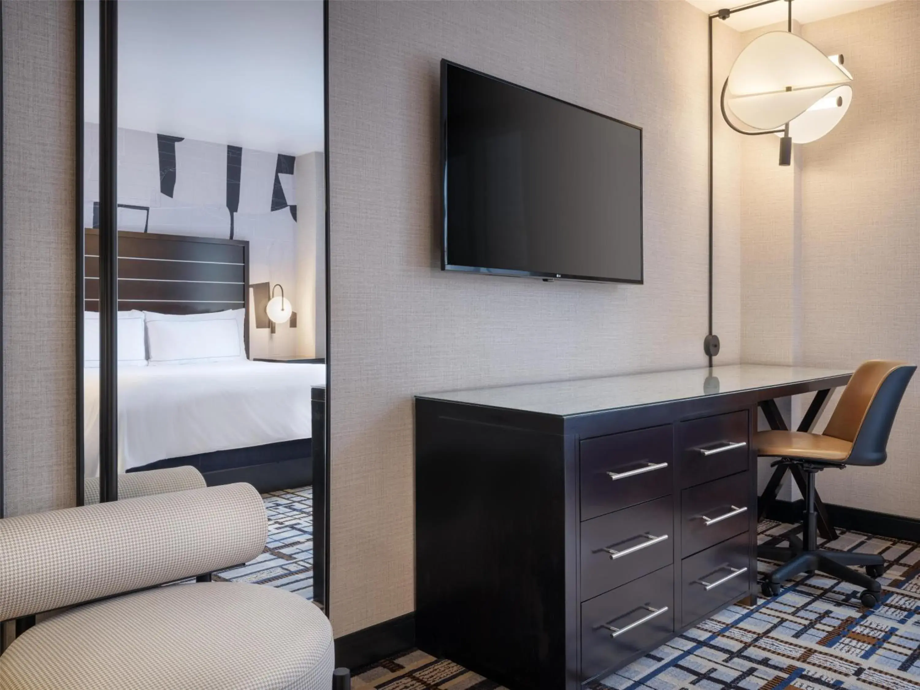 Bedroom, Bed in Hilton New York Fashion District Bedroom, Bed in Hilton New York Fashion District