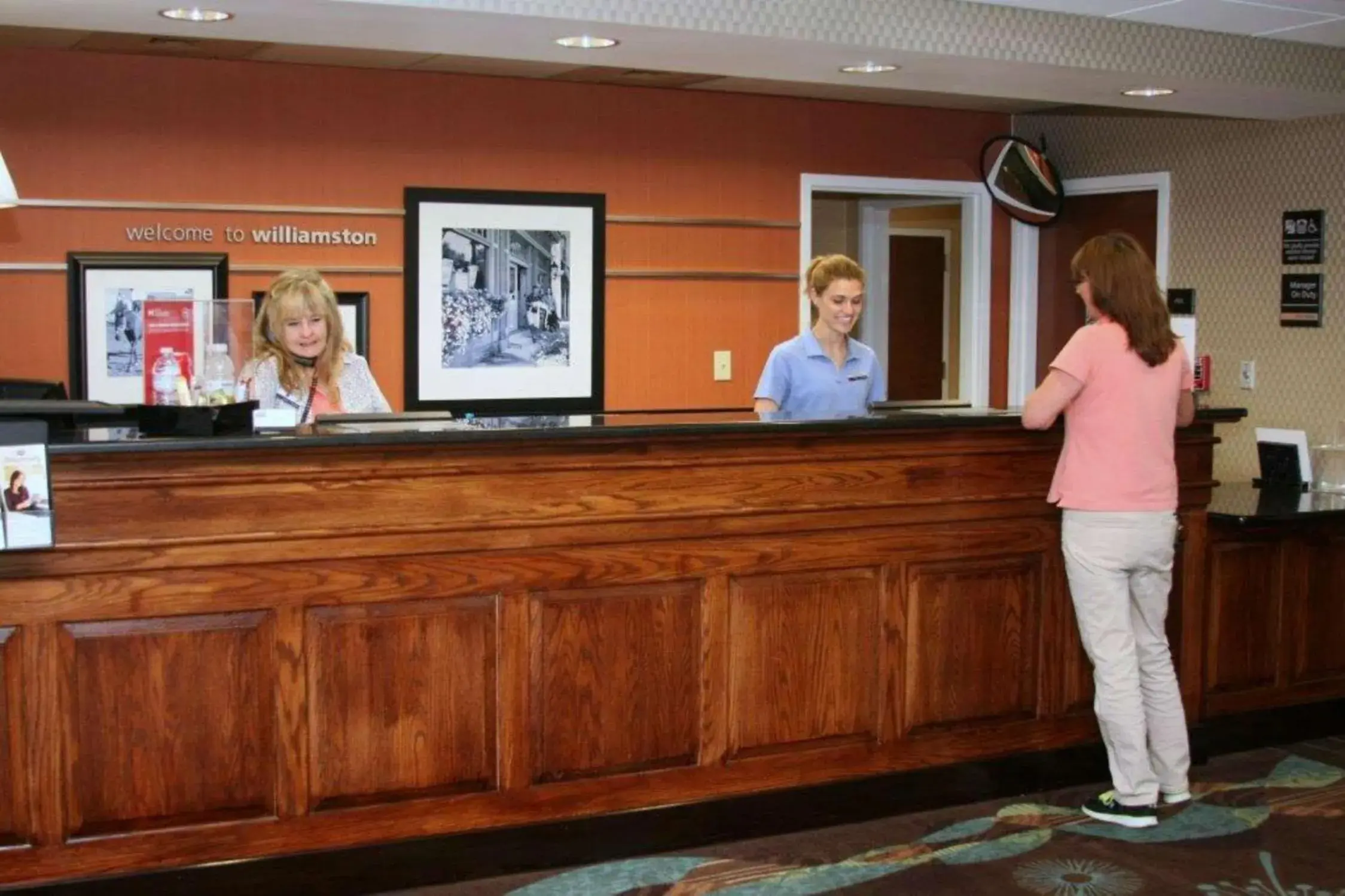Lobby or reception in Hampton Inn Williamston Lobby or reception in Hampton Inn Williamston