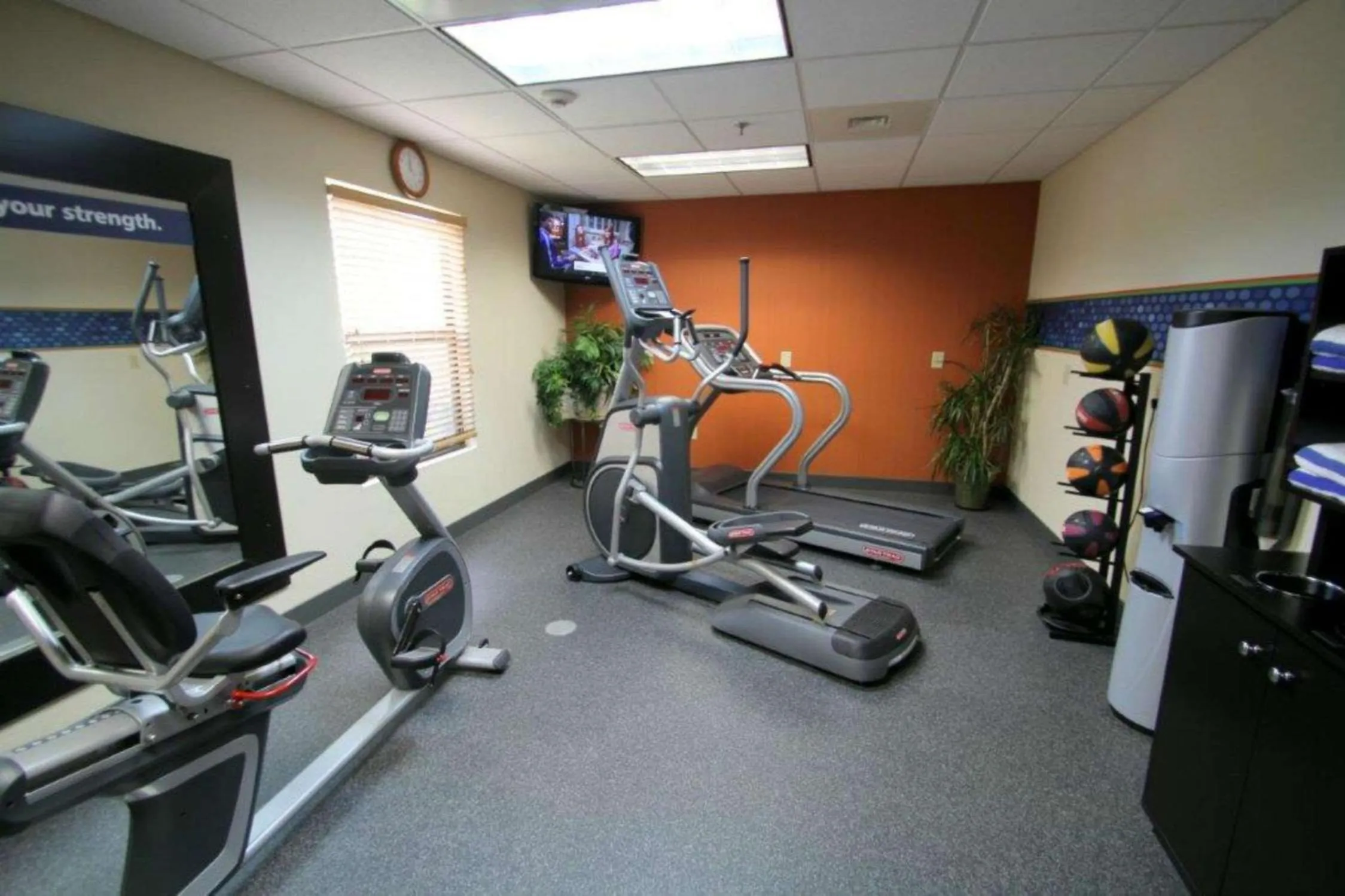 Fitness centre/facilities in Hampton Inn Williamston