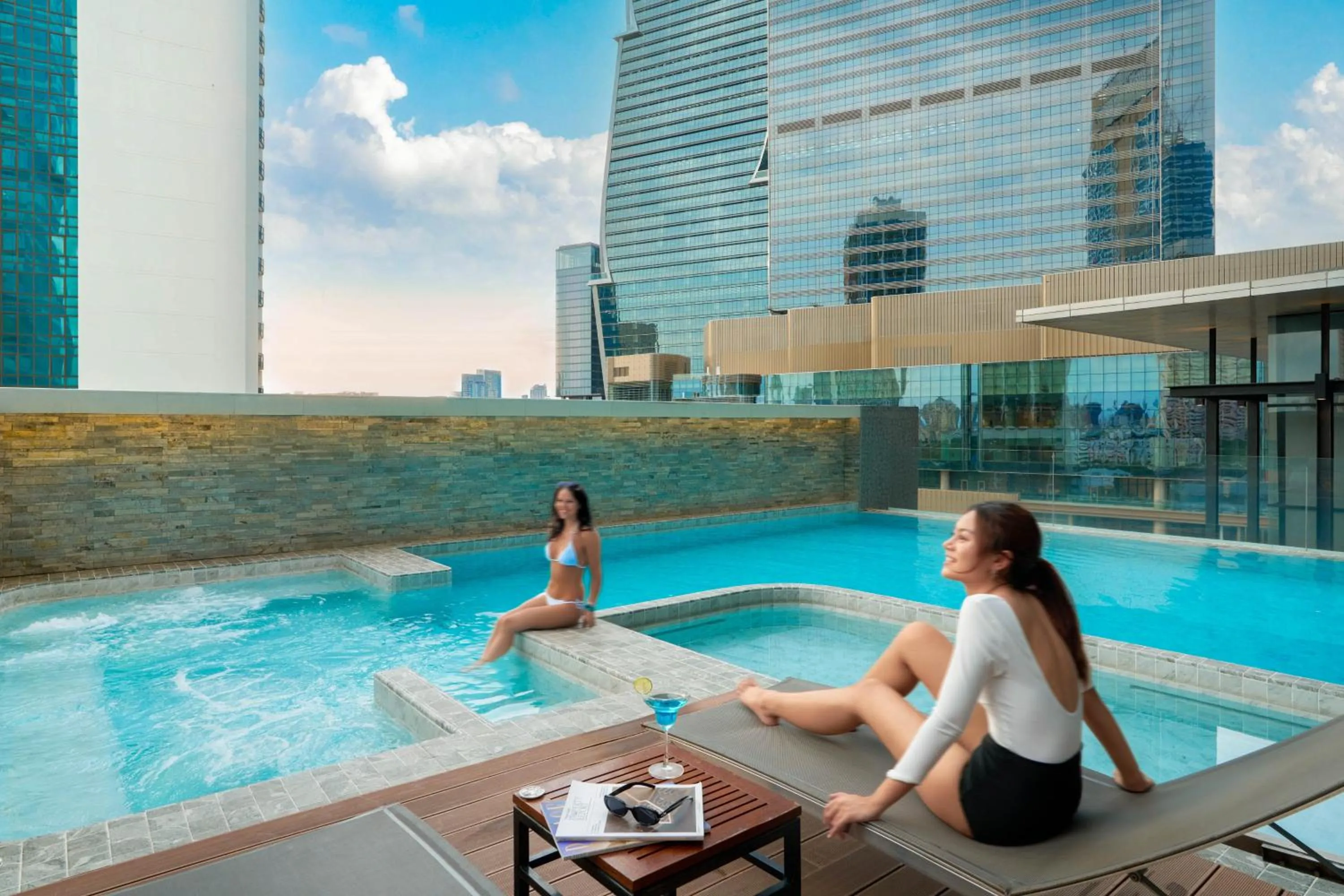 Swimming pool in AETAS lumpini