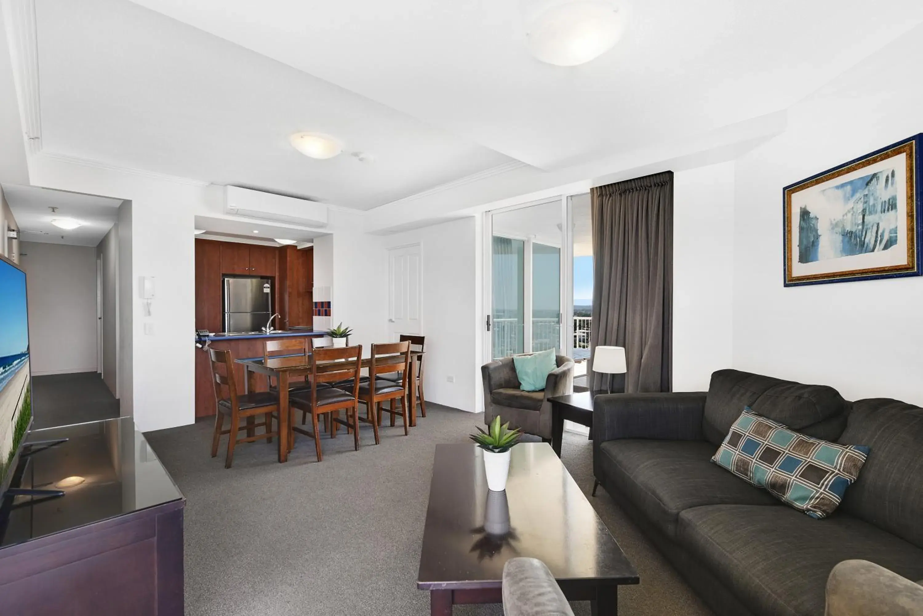 Living room in Crystal Bay On The Broadwater Living room in Crystal Bay On The Broadwater