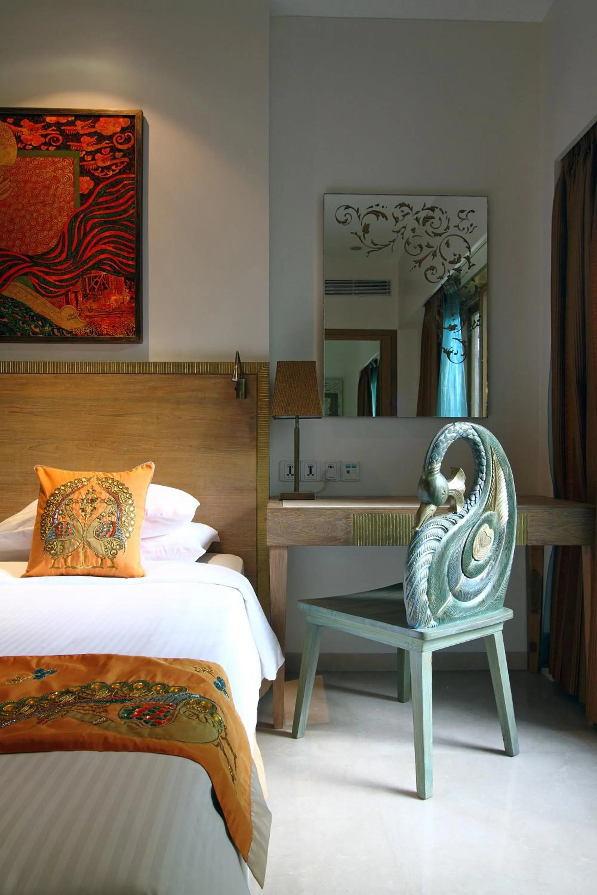 Bed in Le Sutra Hotel, Khar, Mumbai