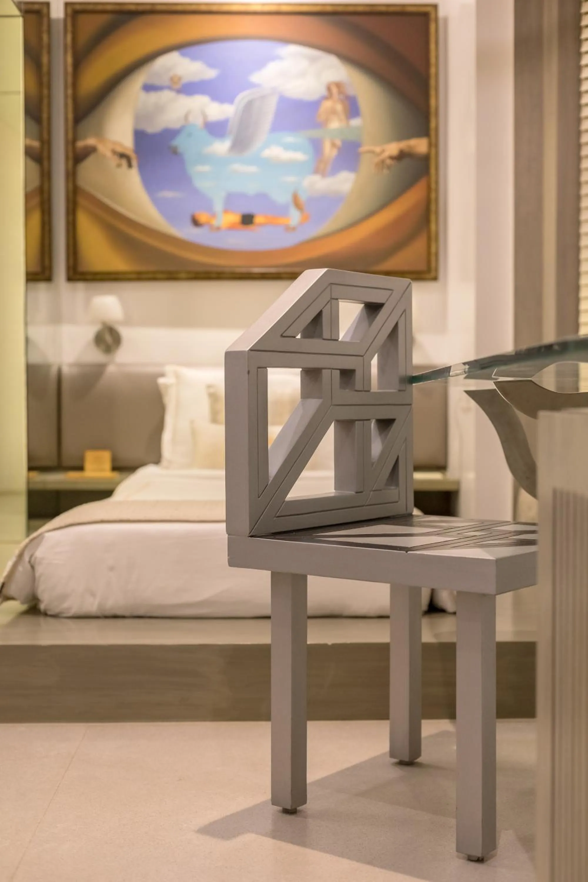 View (from property/room), Bed in Le Sutra Hotel, Khar, Mumbai