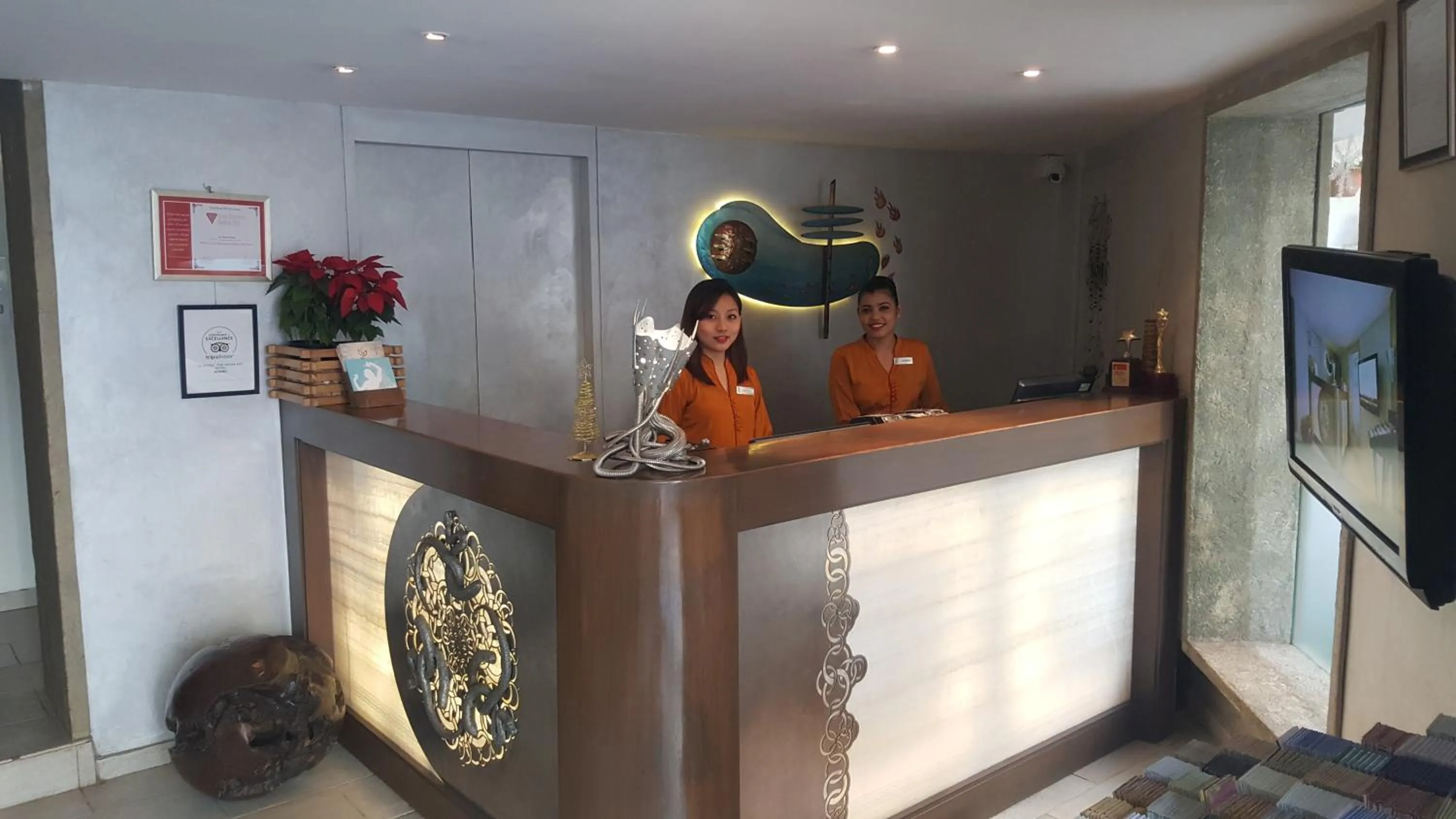 Lobby or reception in Le Sutra Hotel, Khar, Mumbai