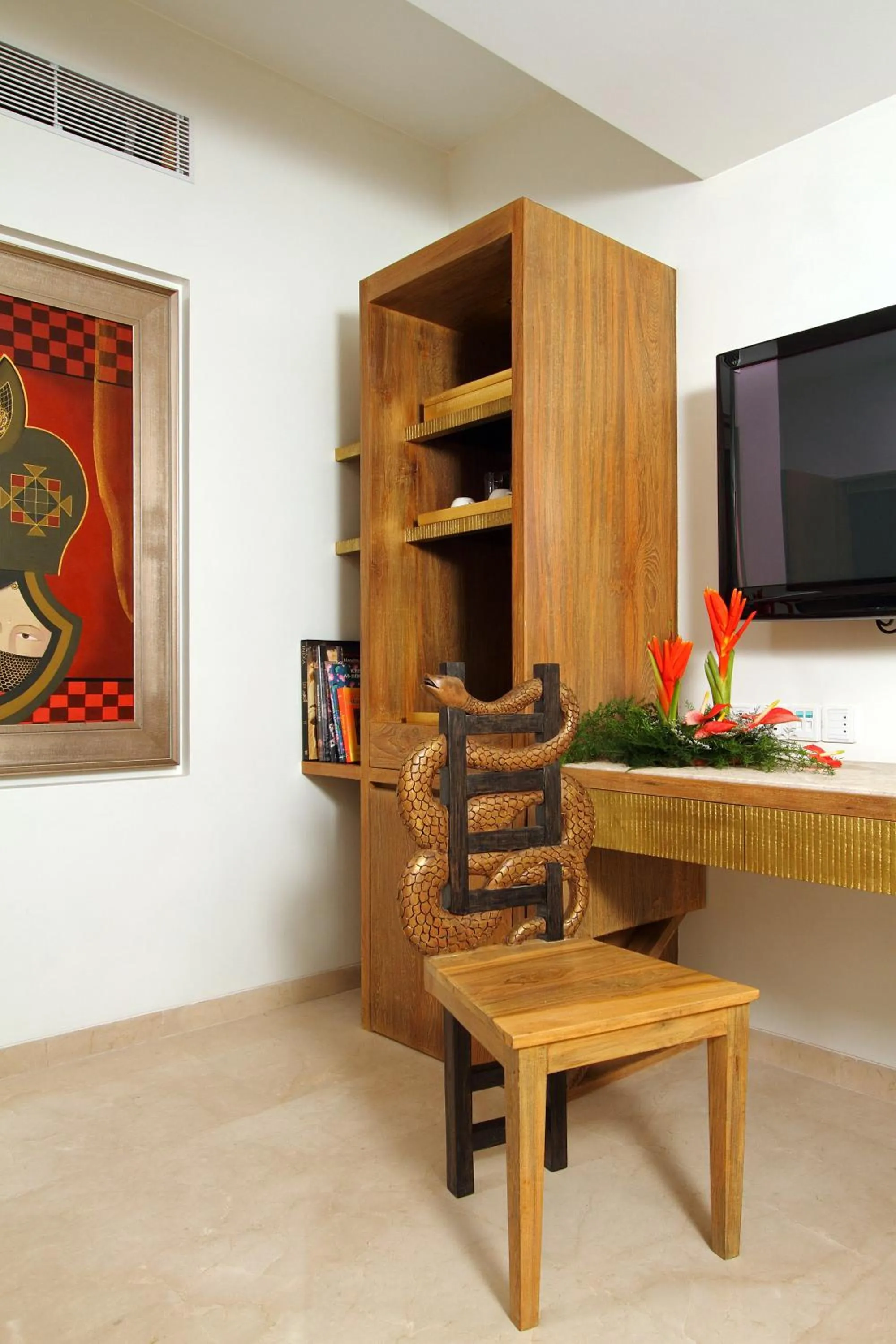 Seating area in Le Sutra Hotel, Khar, Mumbai