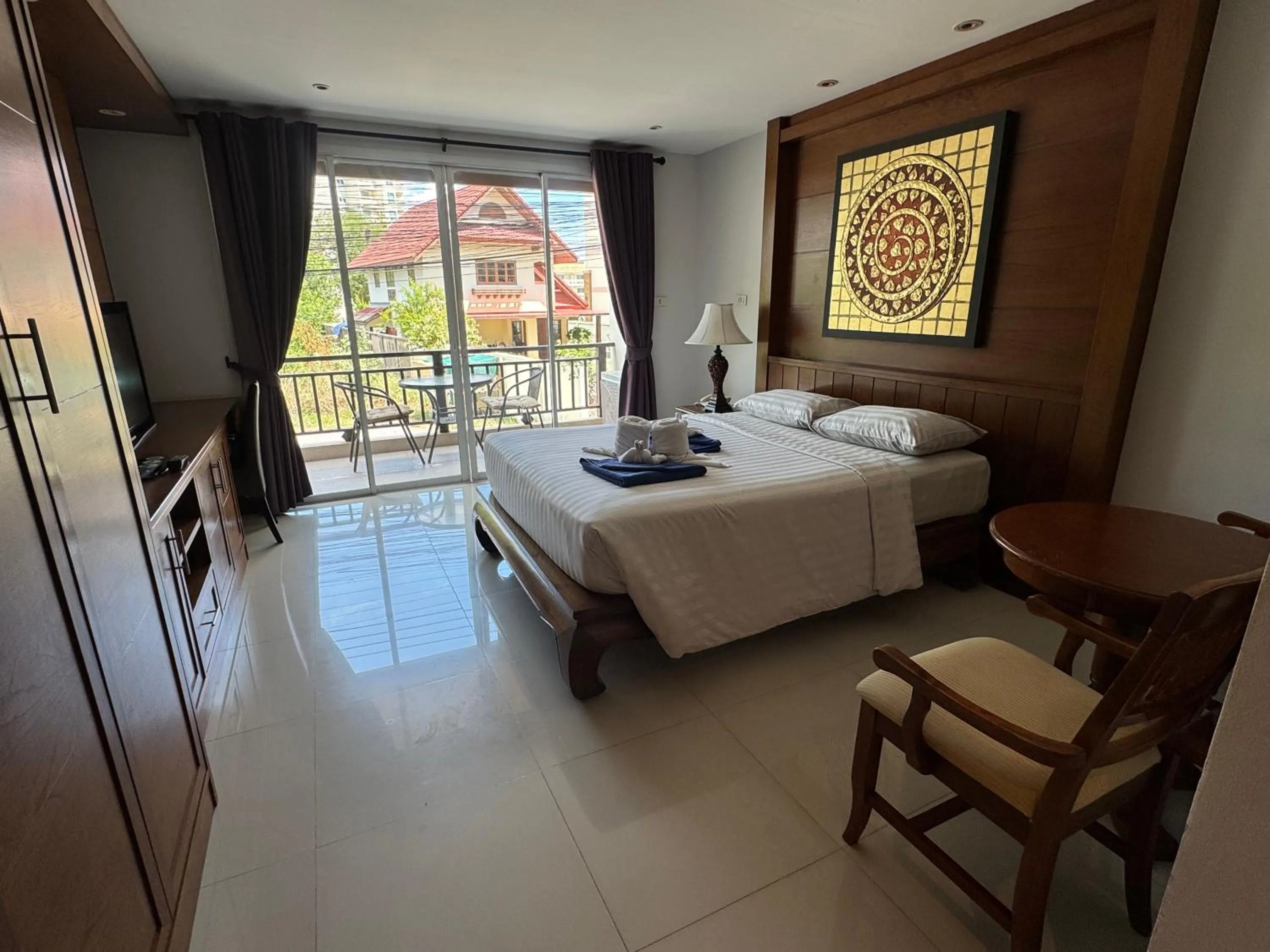 Bed in Jomtien Beach Penthouses