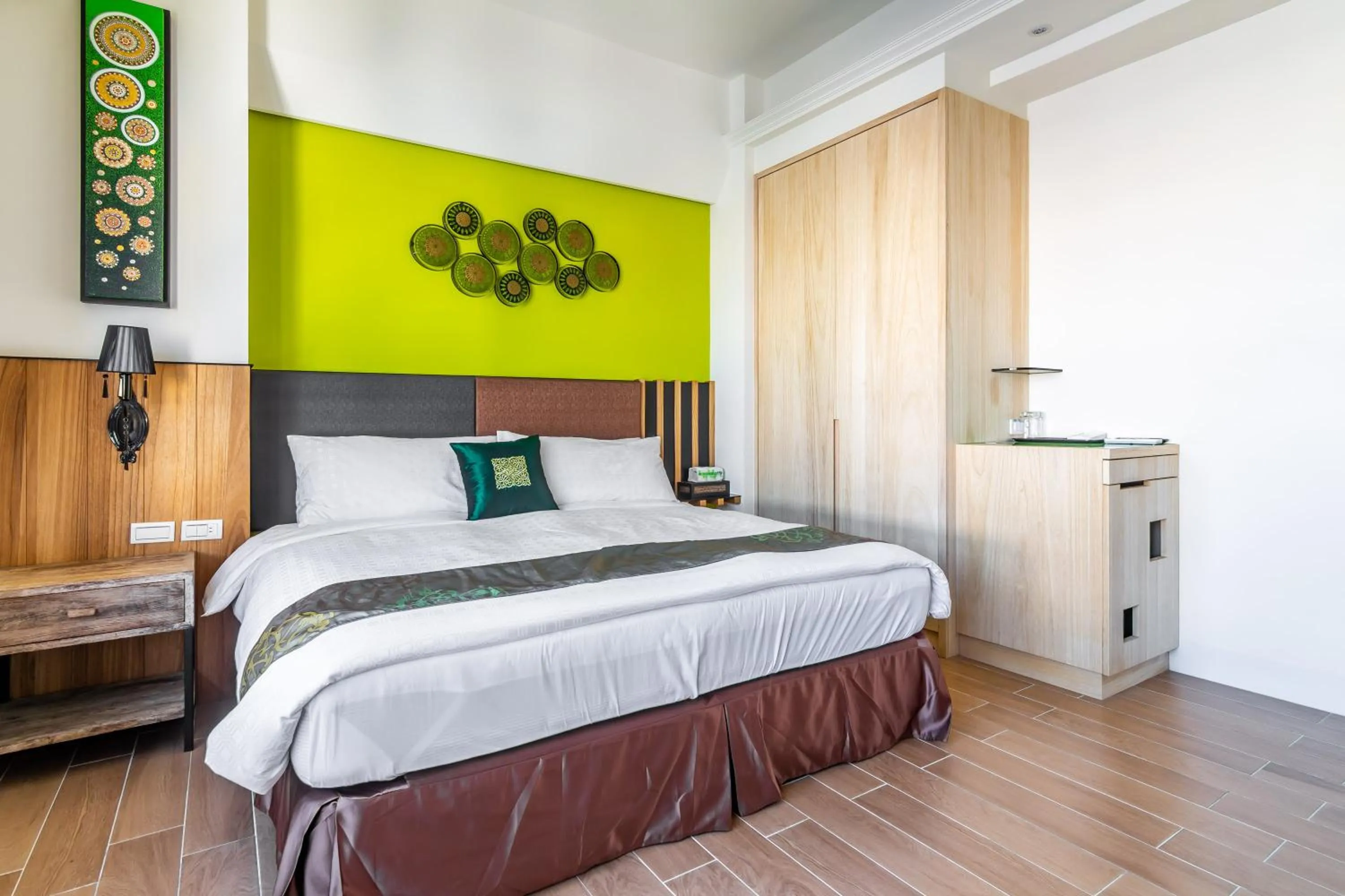 Decorative detail, Bed in Mambo Boutique Hotel