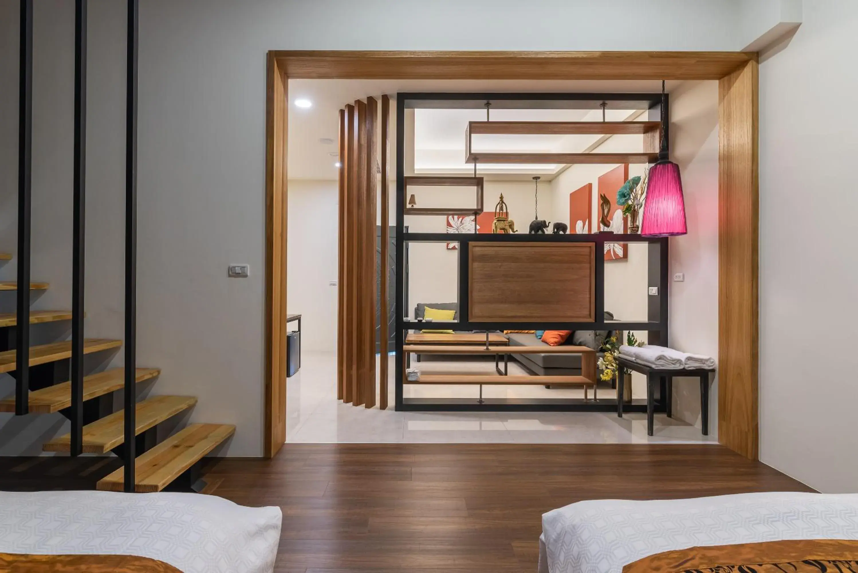 Decorative detail, Bed in Mambo Boutique Hotel Decorative detail, Bed in Mambo Boutique Hotel