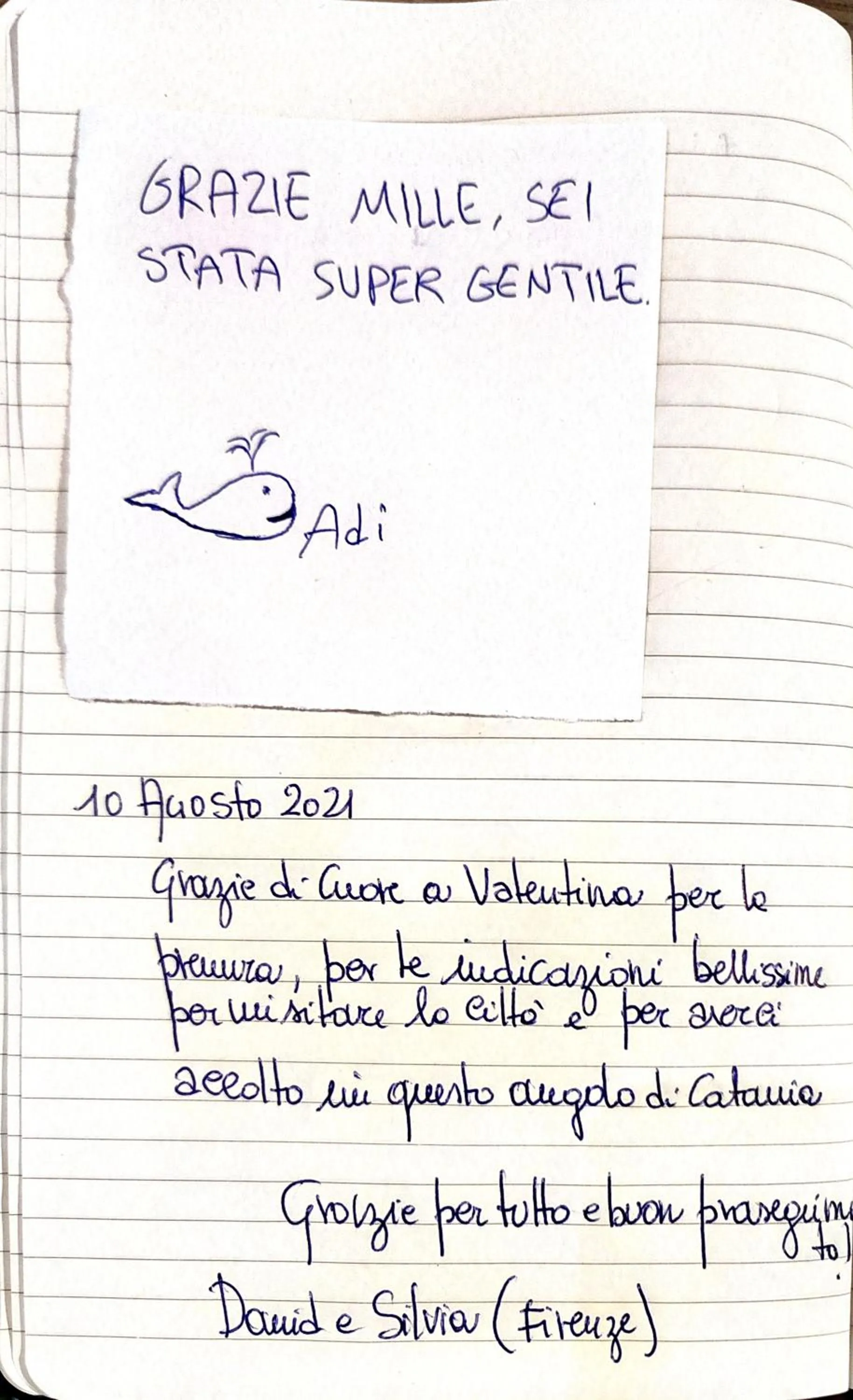 Text overlay in Cortile Stesicoro