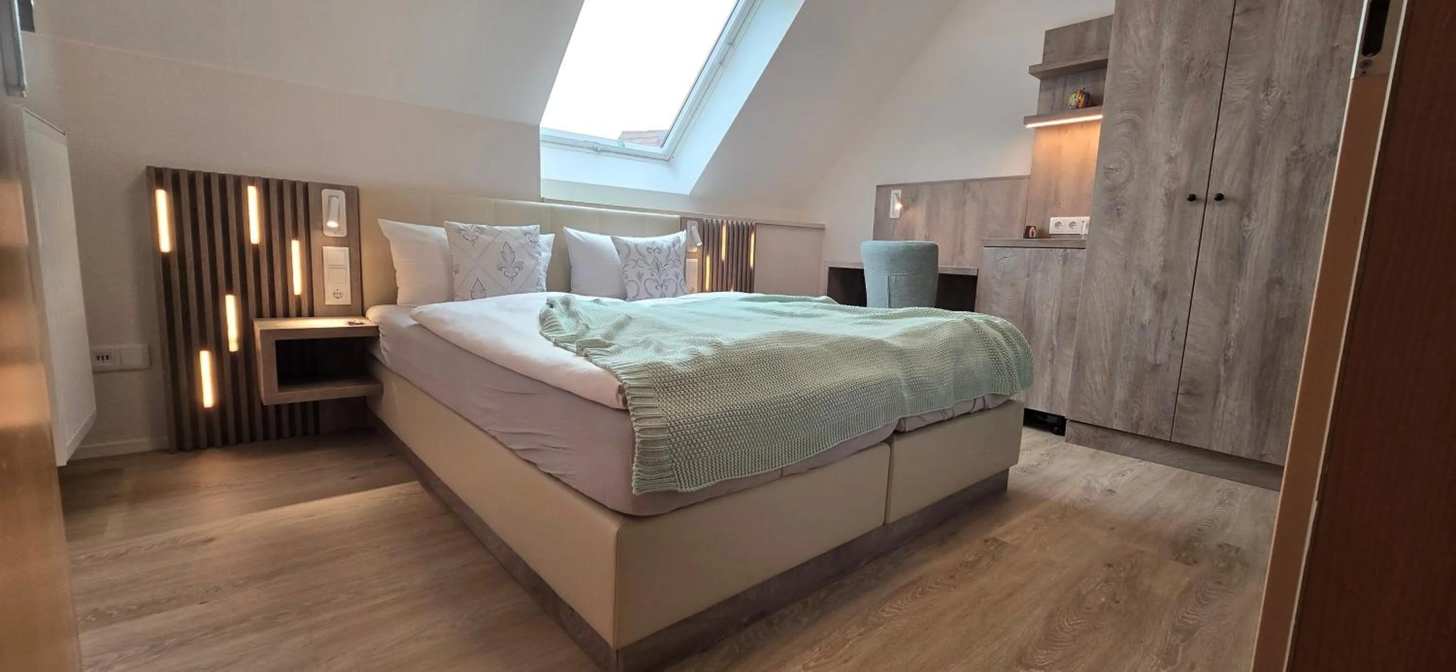 Bed in Hotel "Pension Marlis"