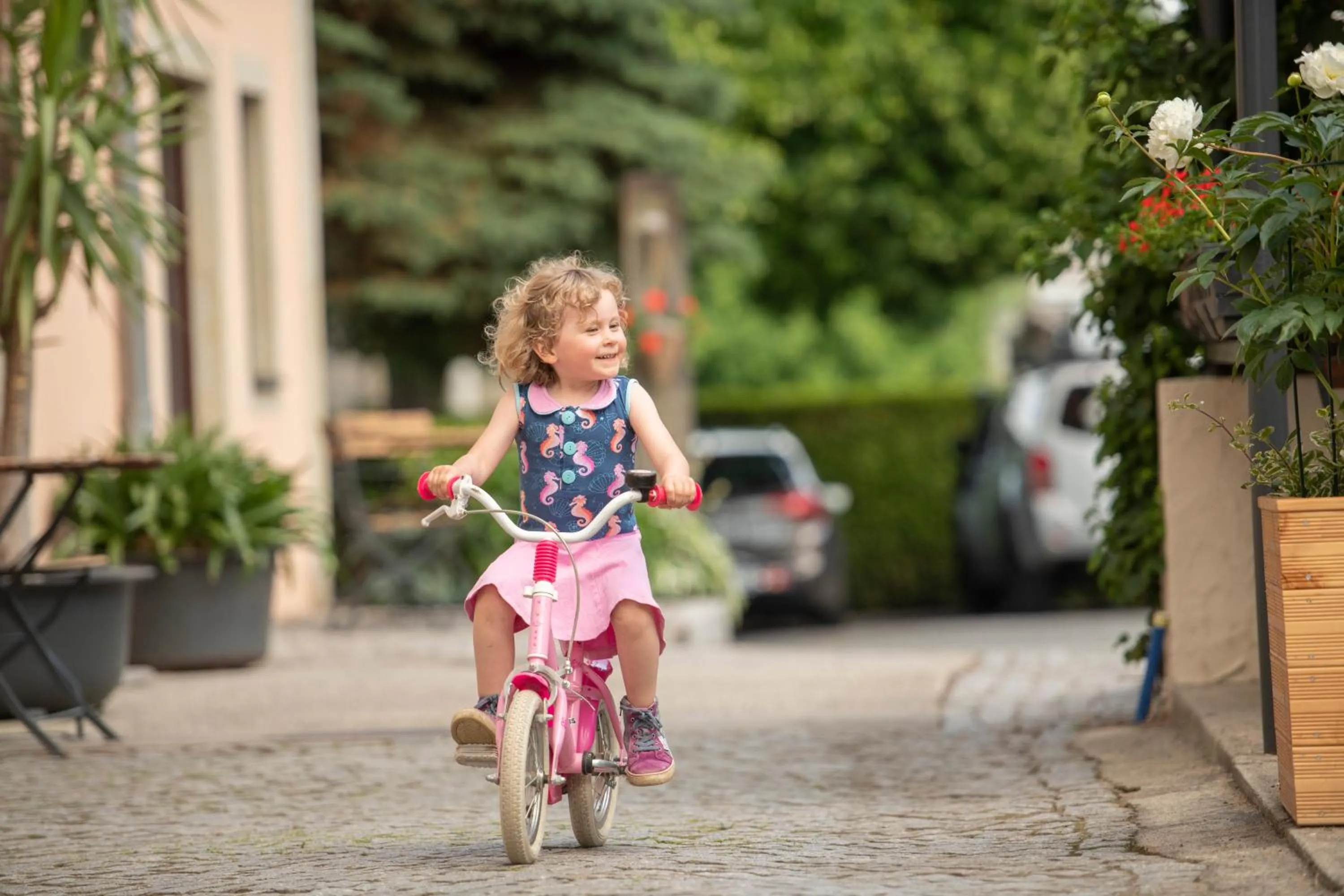 Balcony/Terrace in Hotel "Pension Marlis"