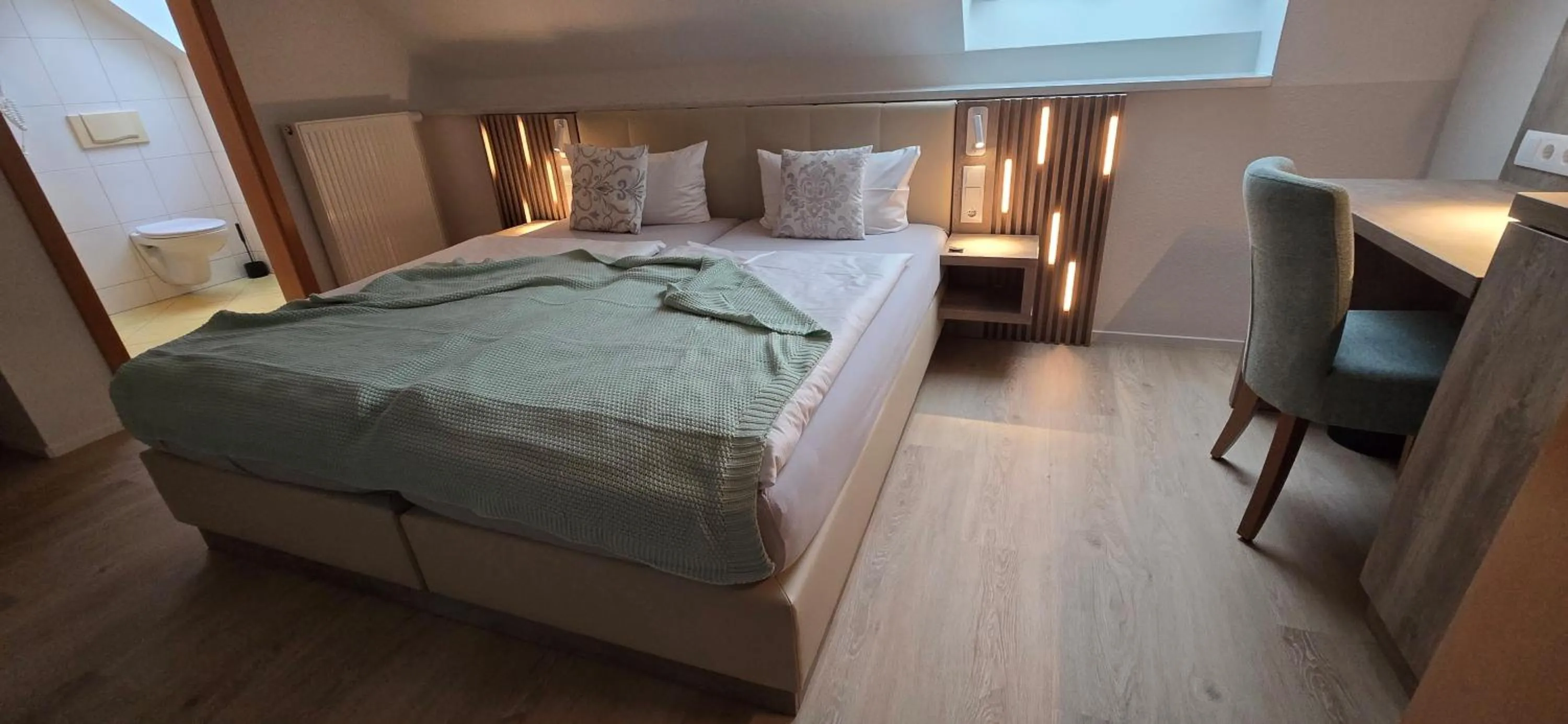 Bed in Hotel "Pension Marlis"