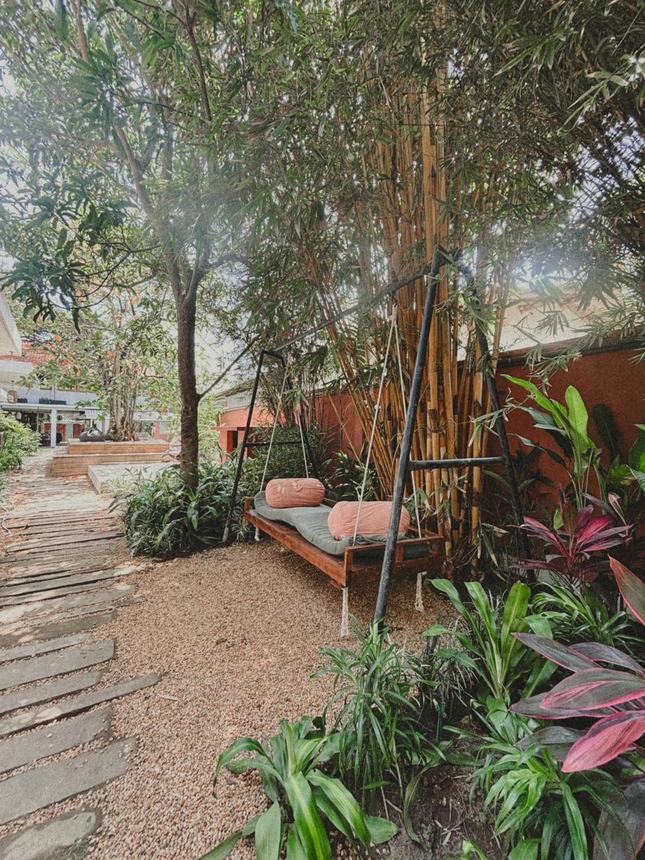 Garden view in The Nuga House