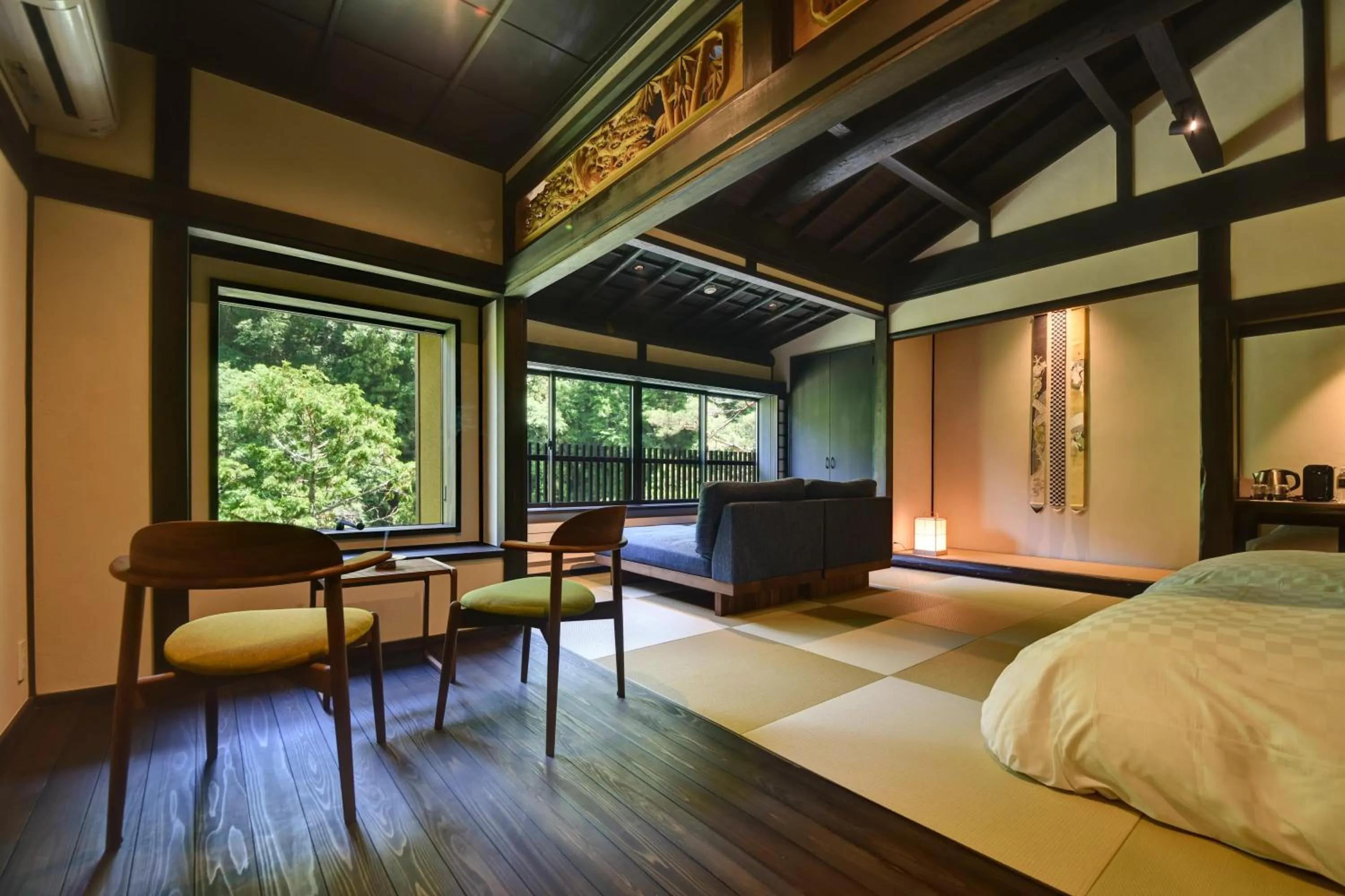 Photo of the whole room, Bed in Kyousen