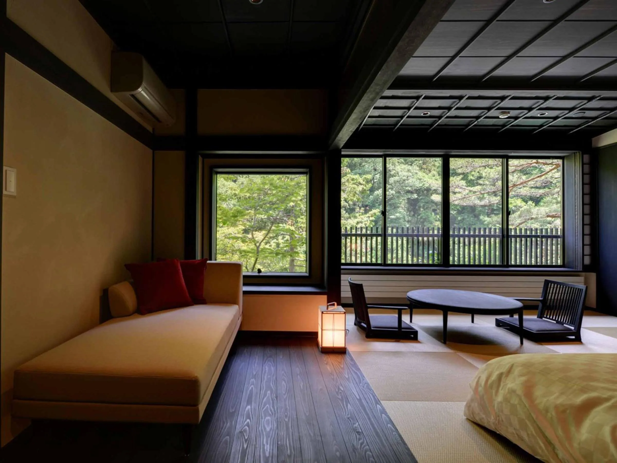 Photo of the whole room, Bed in Kyousen