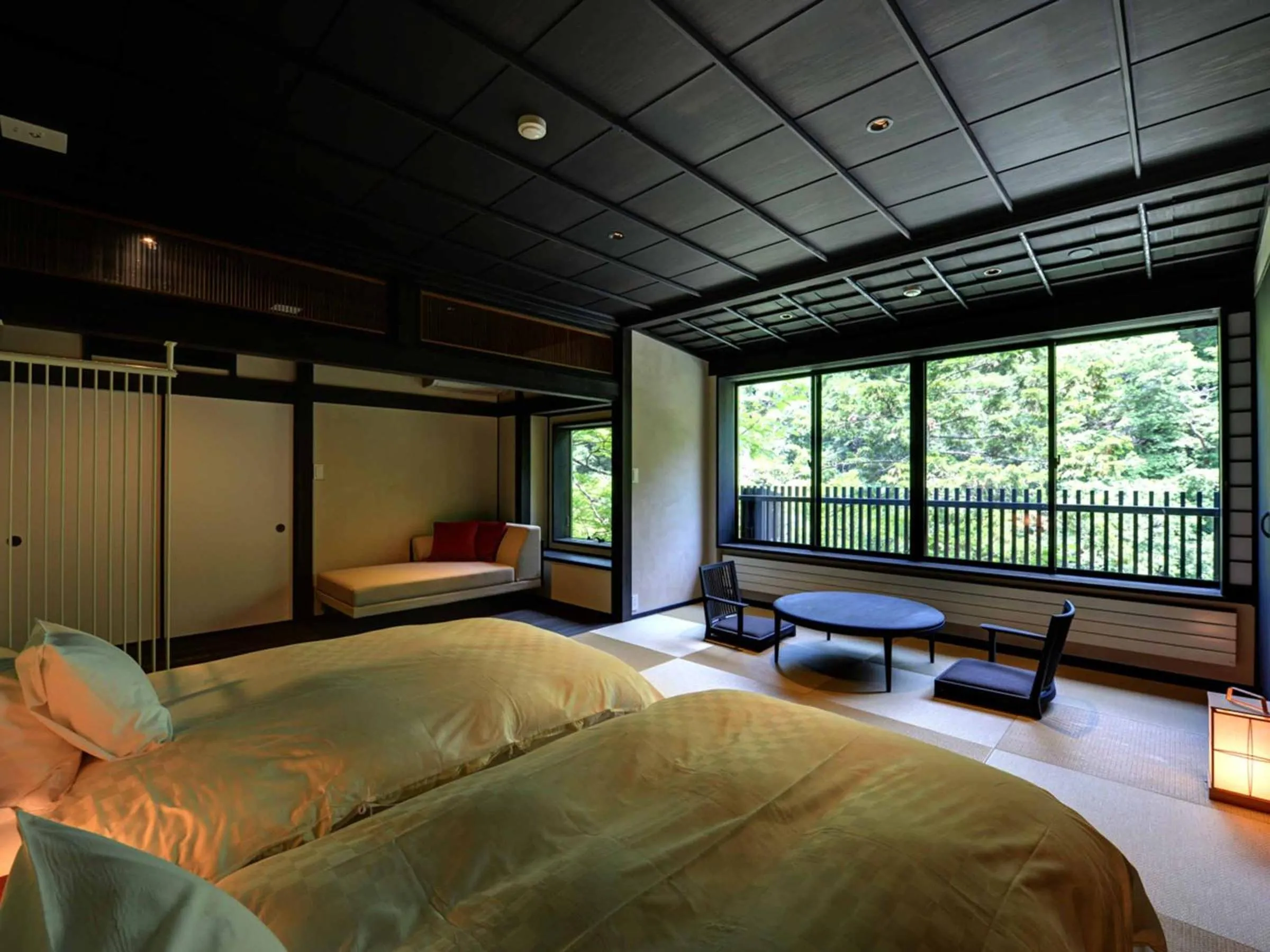 Photo of the whole room, Bed in Kyousen
