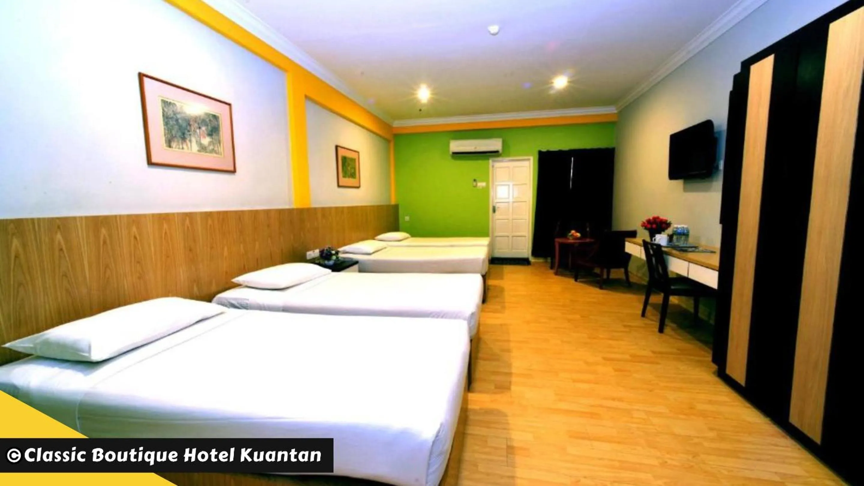 Bed in Classic Boutique Hotel Kuantan