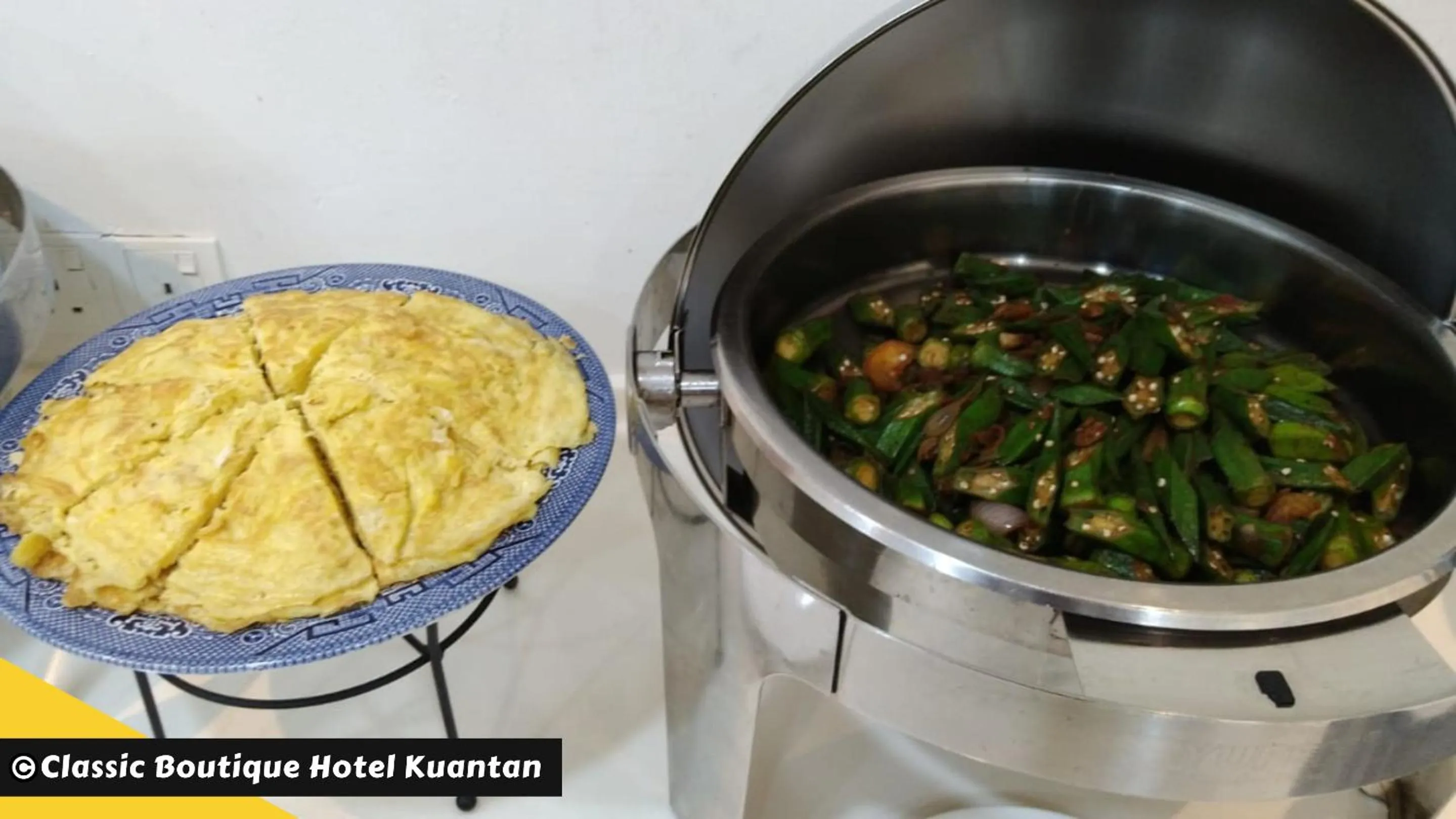 Buffet breakfast in Classic Boutique Hotel Kuantan