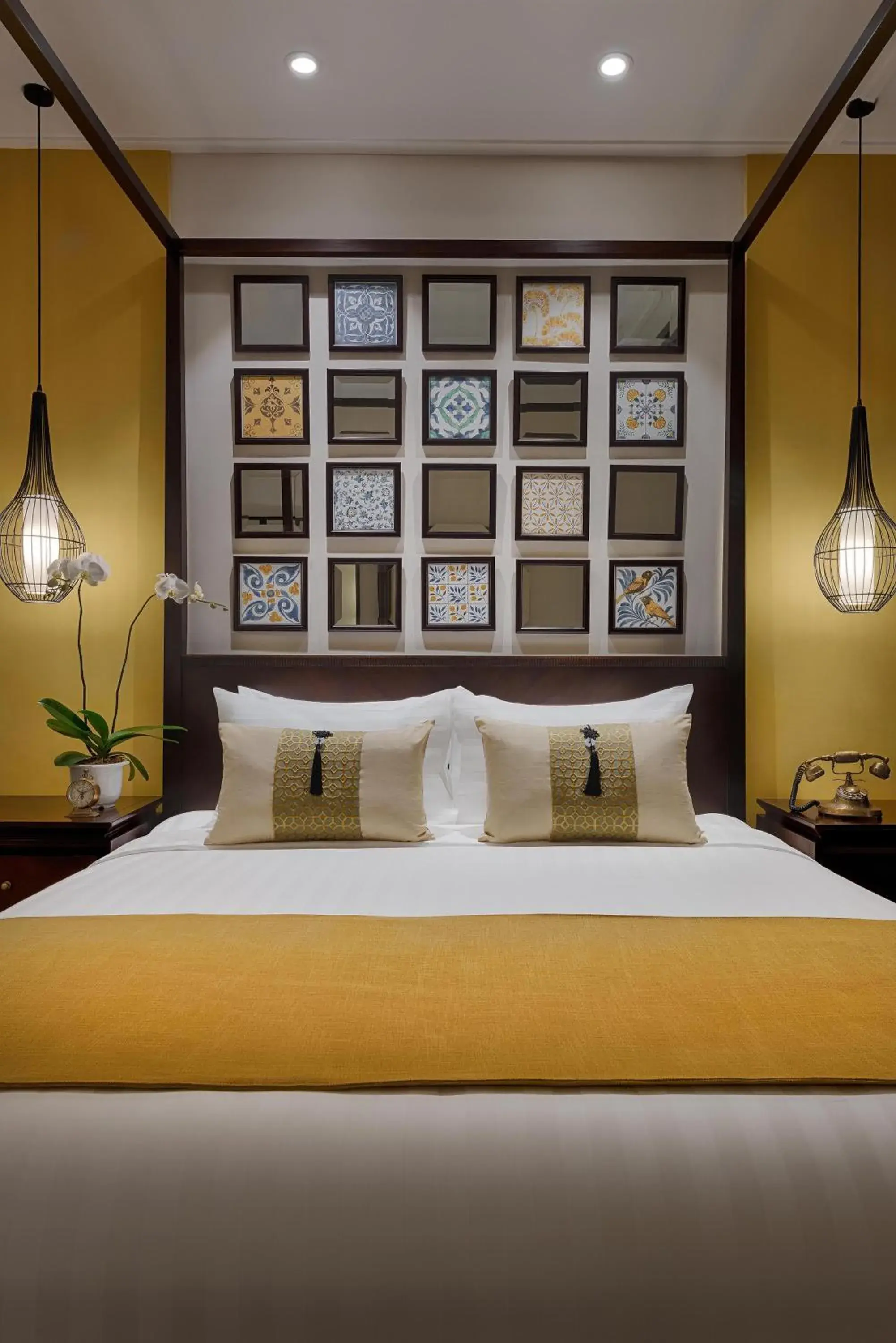Decorative detail, Bed in Allegro Hoi An . A Little Luxury Hotel & Spa Decorative detail, Bed in Allegro Hoi An . A Little Luxury Hotel & Spa