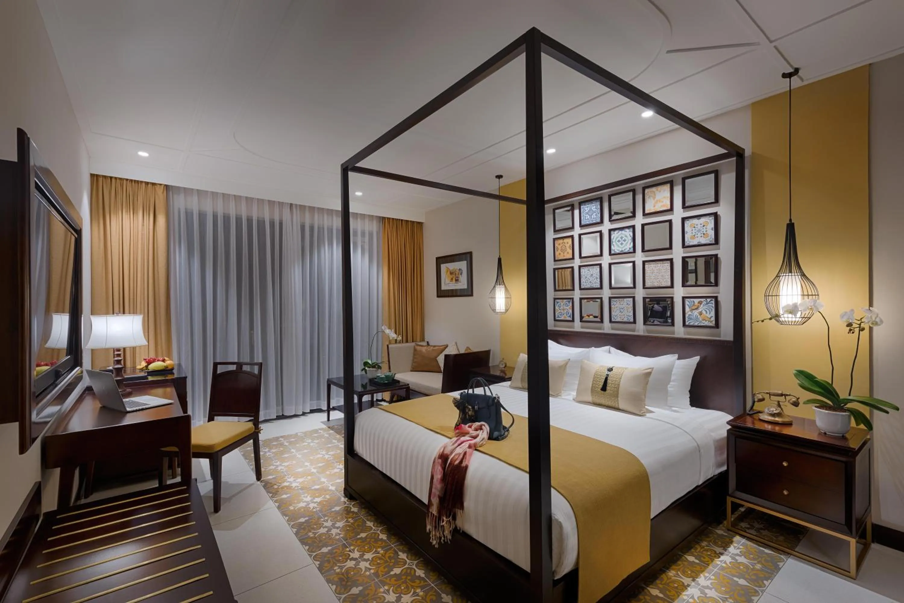 Bedroom, Bed in Allegro Hoi An . A Little Luxury Hotel & Spa