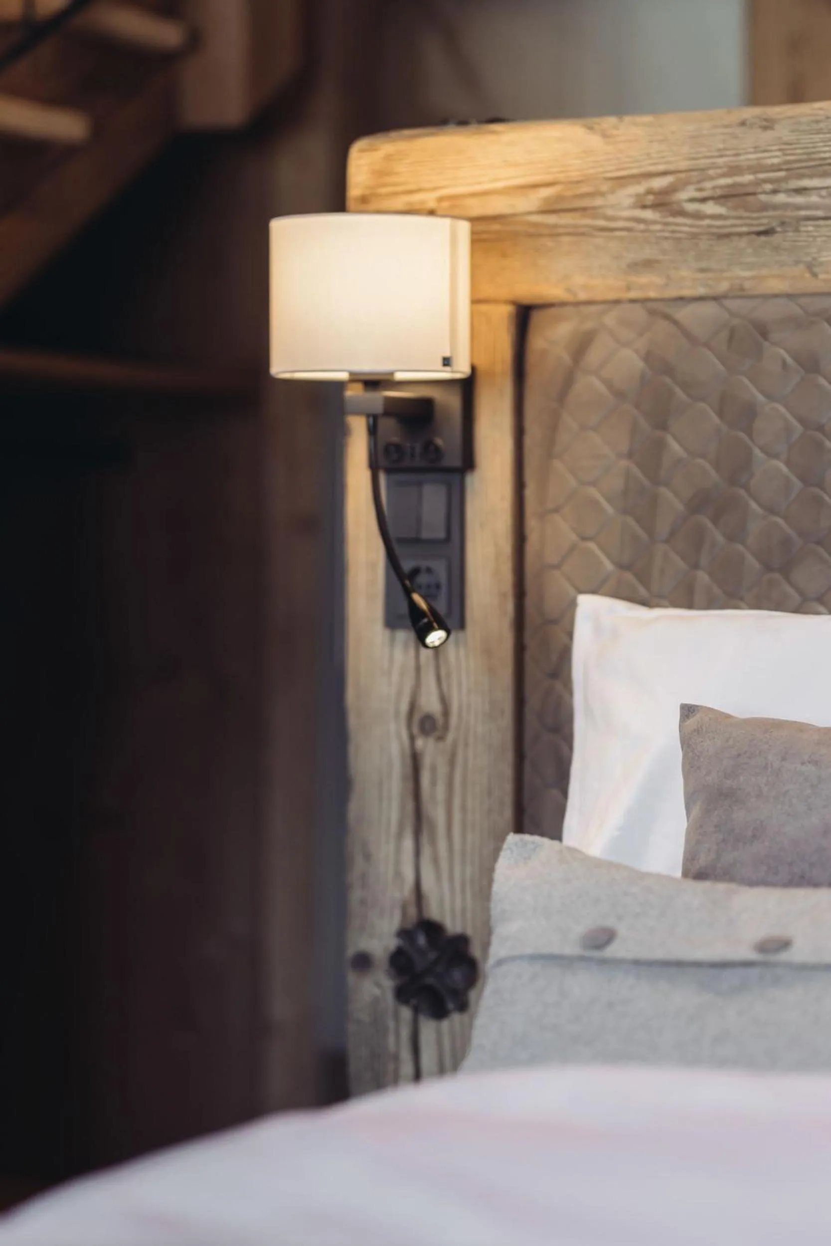 Photo of the whole room, Bed in Genusshotel Vermala Montafon