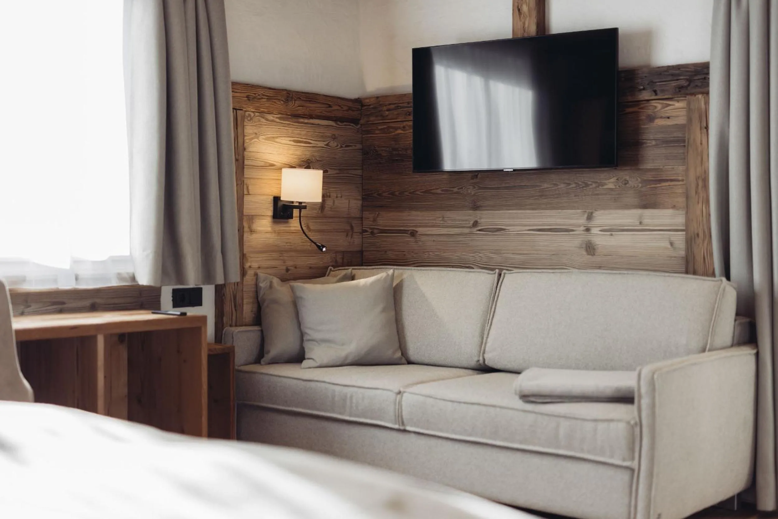 Photo of the whole room, Bed in Genusshotel Vermala Montafon