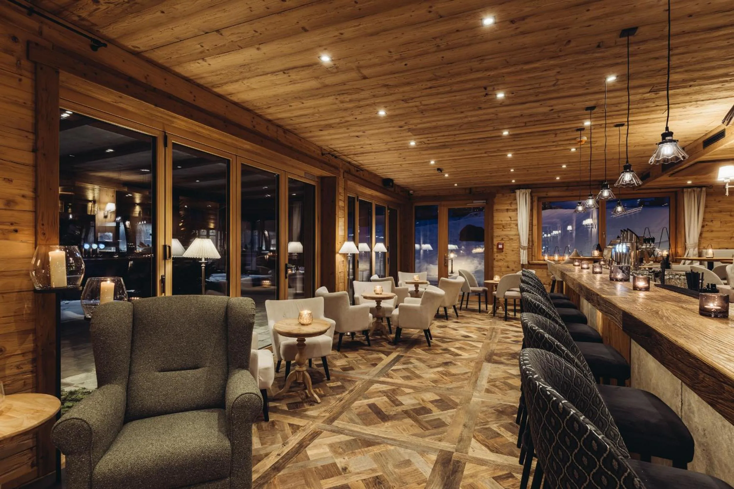 Lounge or bar in Genusshotel Vermala Montafon