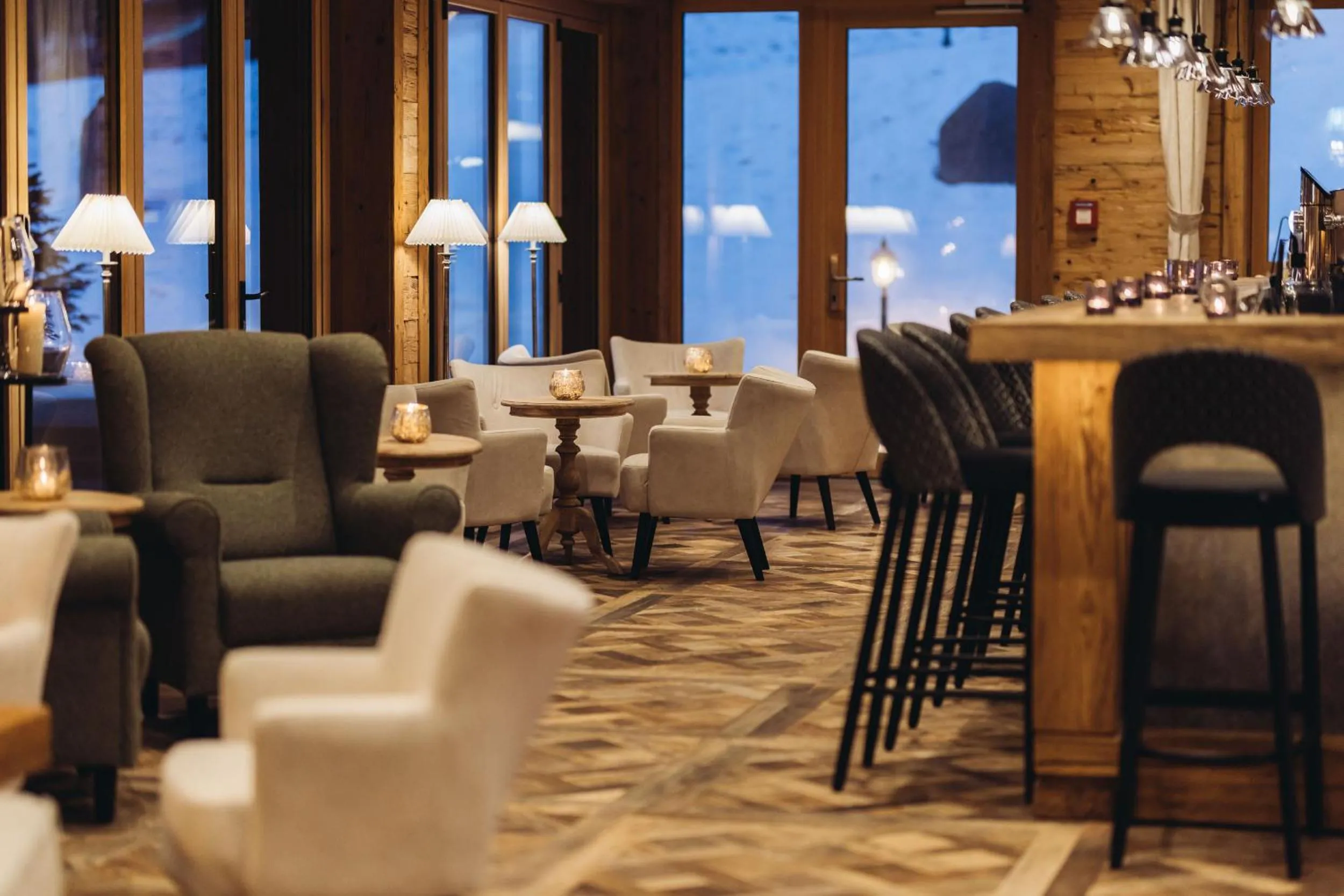 Lounge or bar in Genusshotel Vermala Montafon