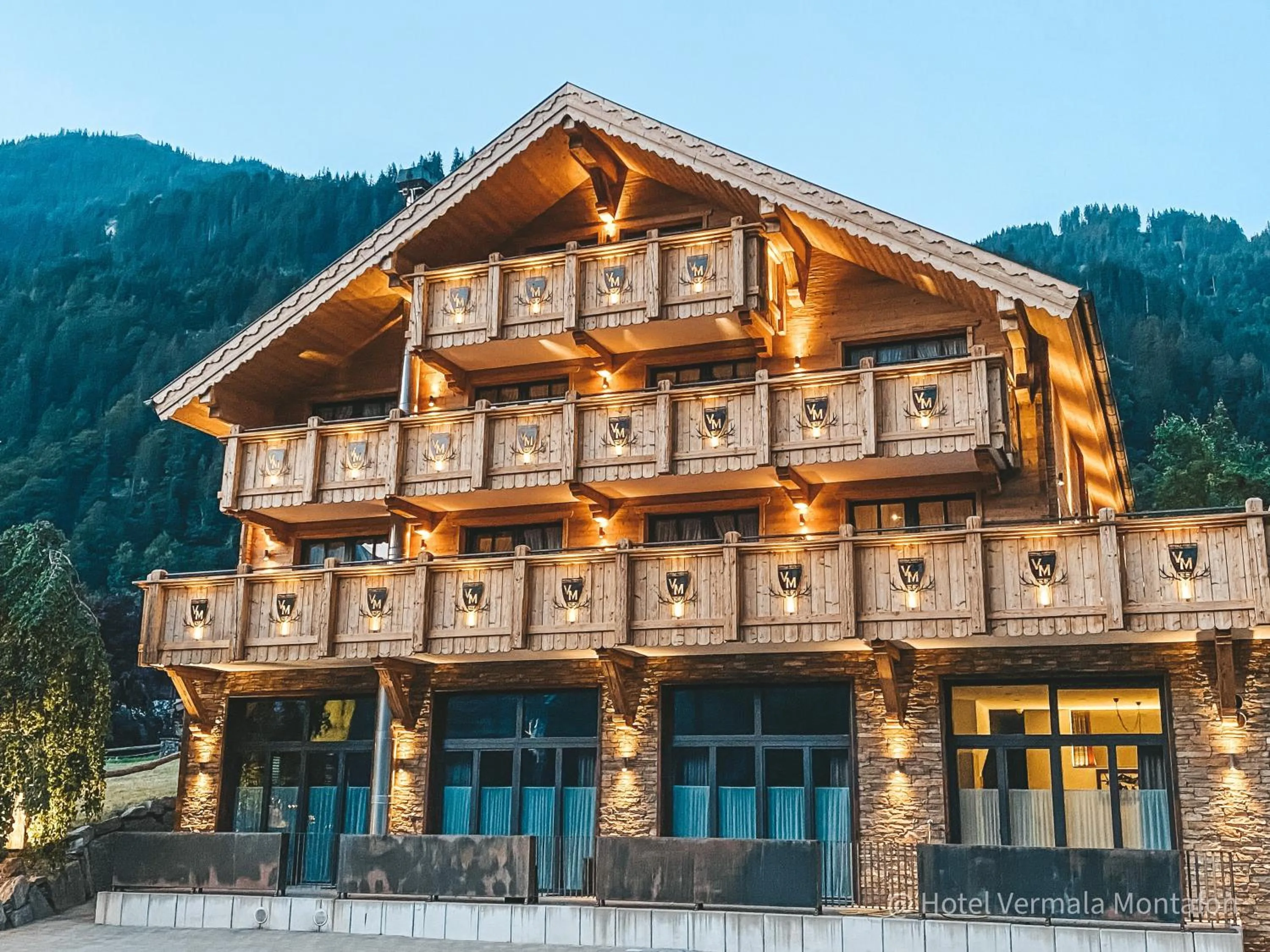 Facade/entrance in Genusshotel Vermala Montafon