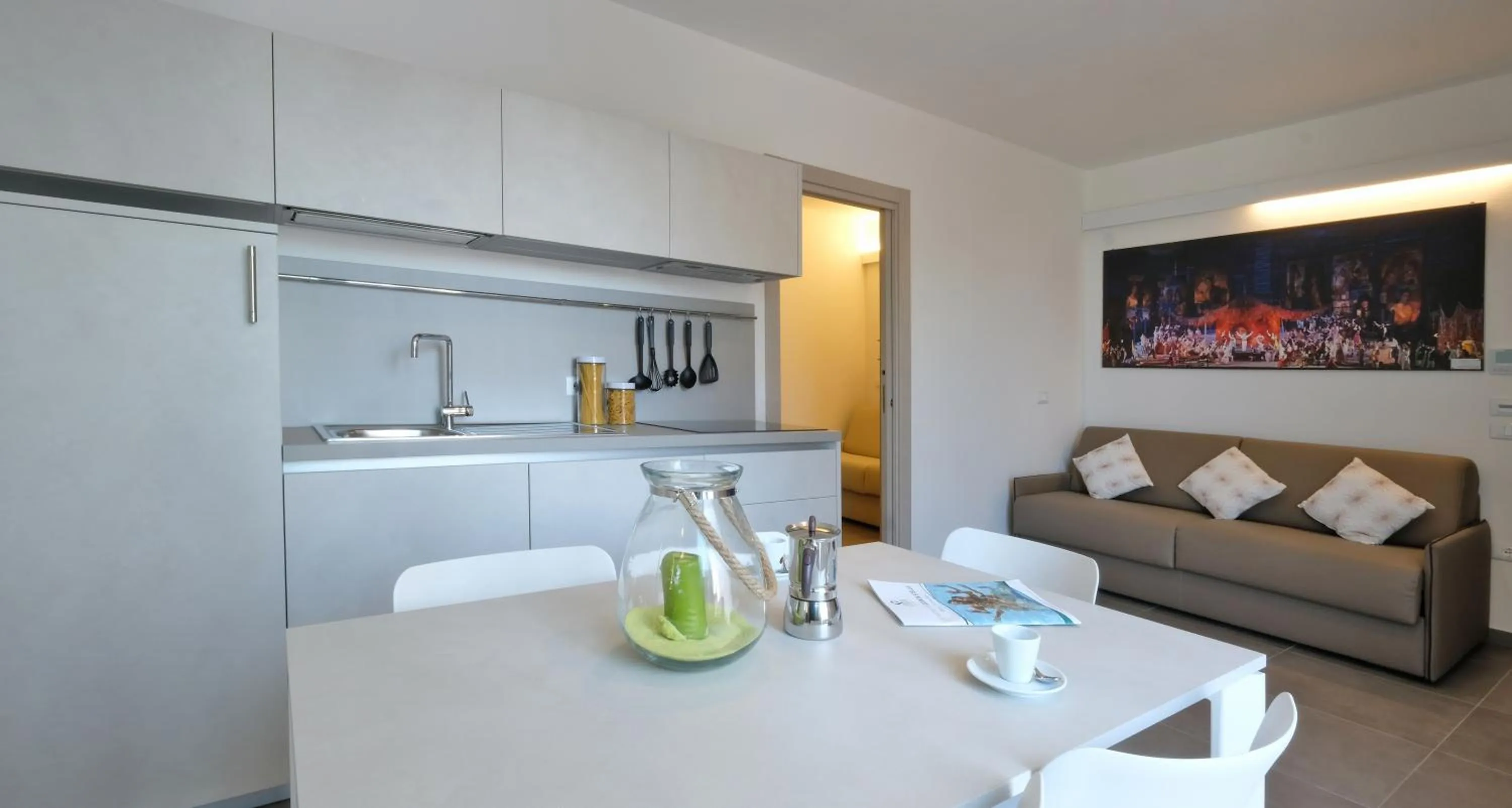 Kitchen or kitchenette in Relais Villa Clodia