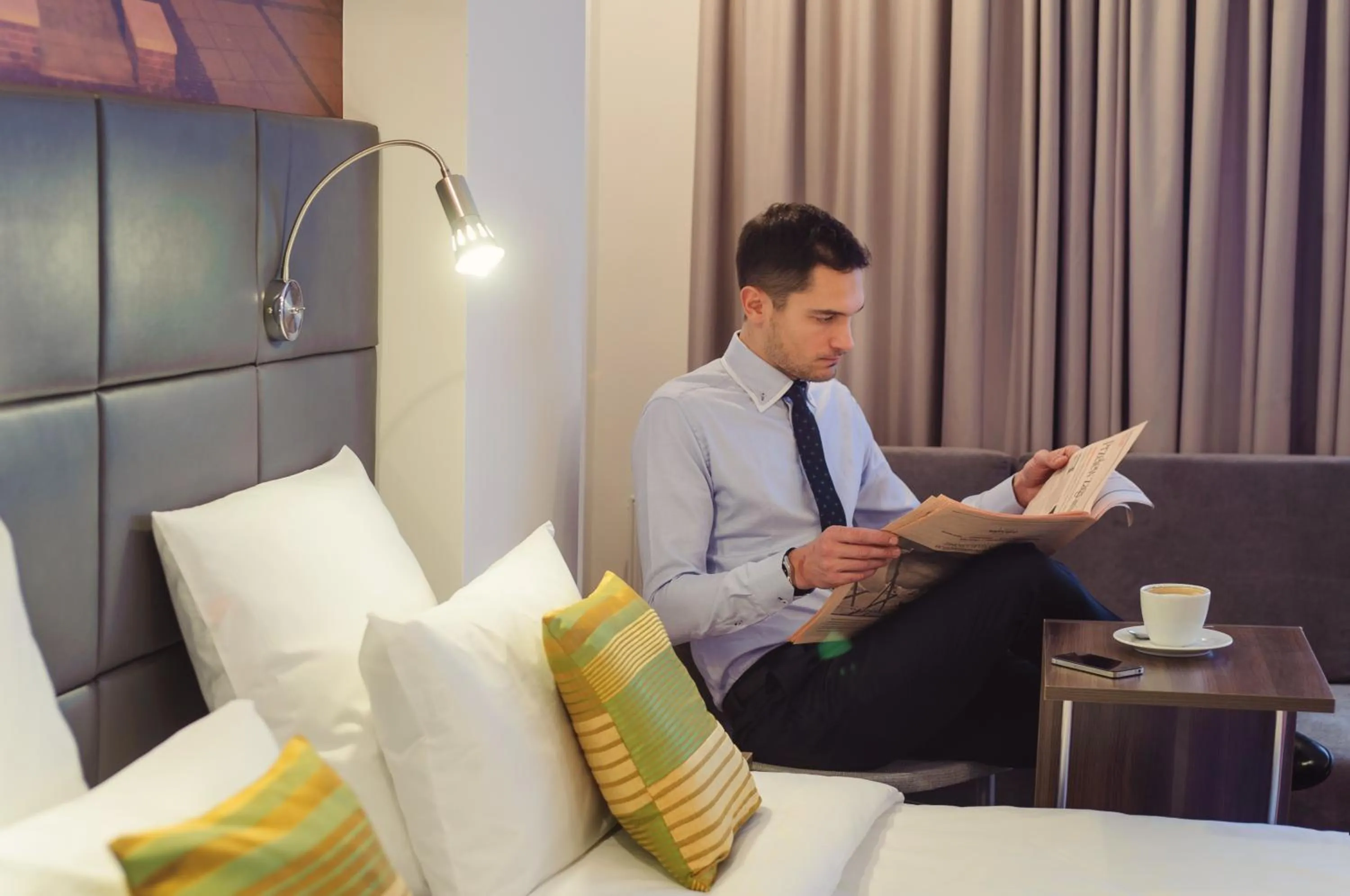 Bedroom in Vestil Hotel