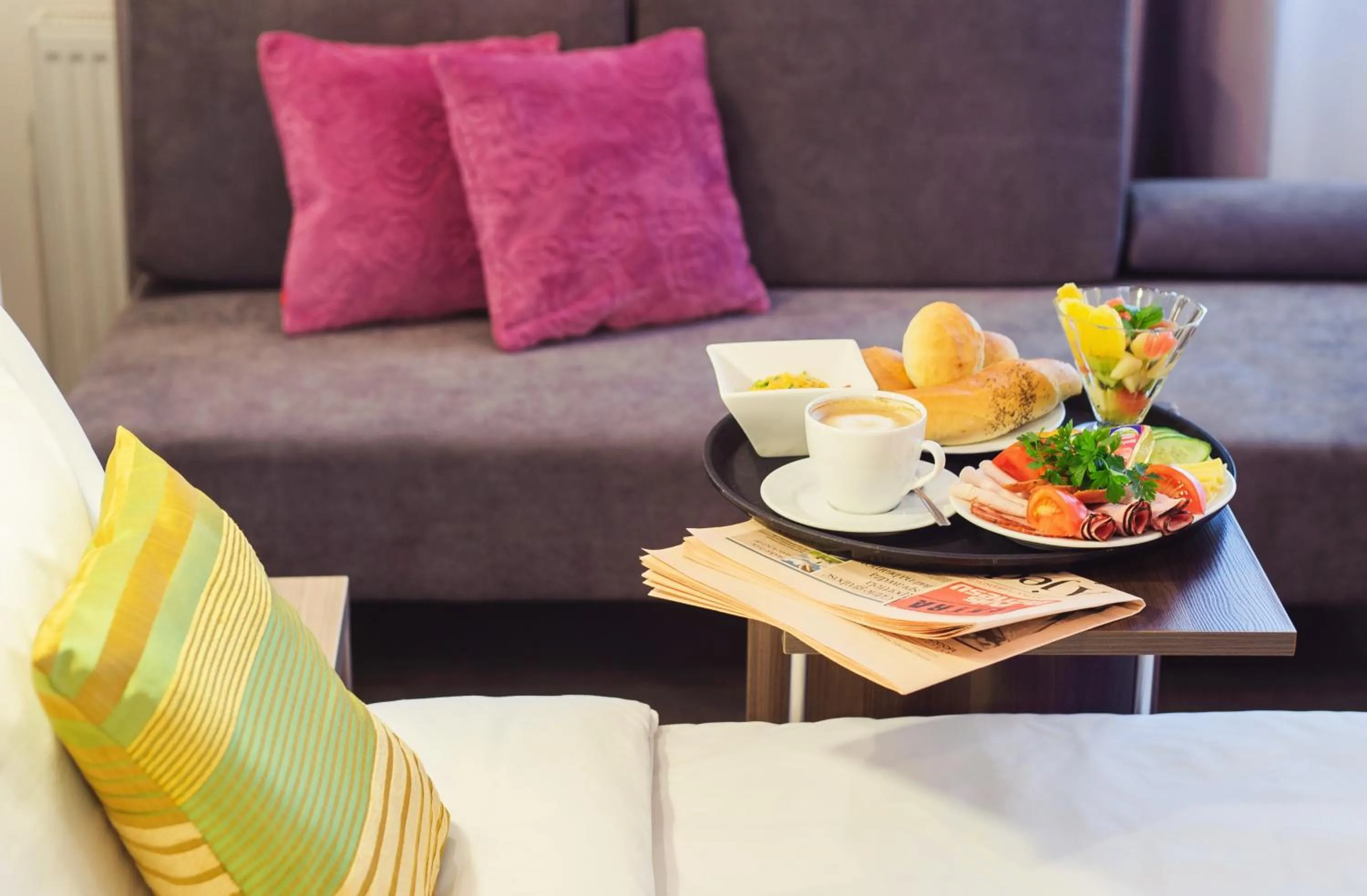 Bedroom in Vestil Hotel