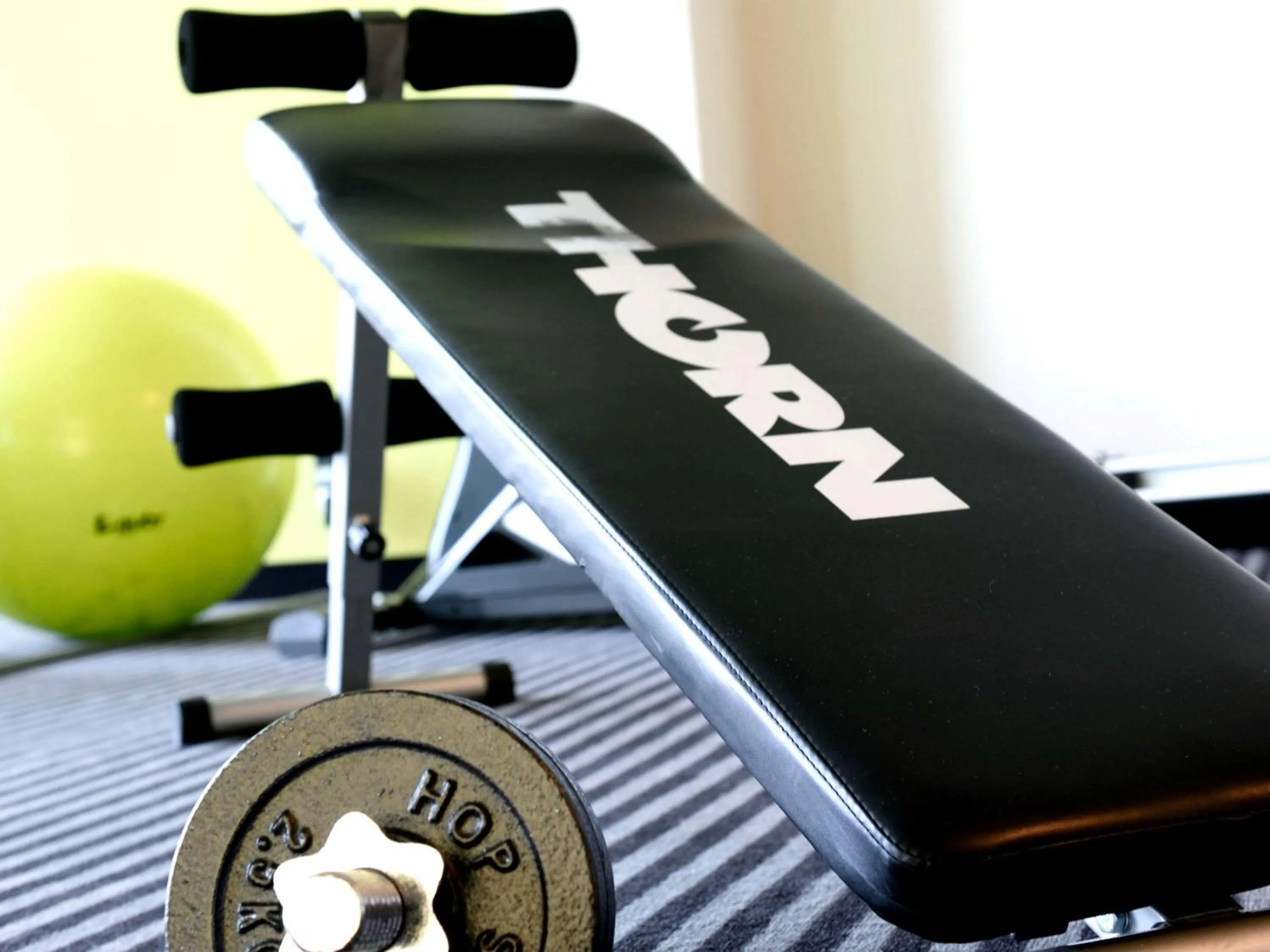 Fitness centre/facilities in Vestil Hotel