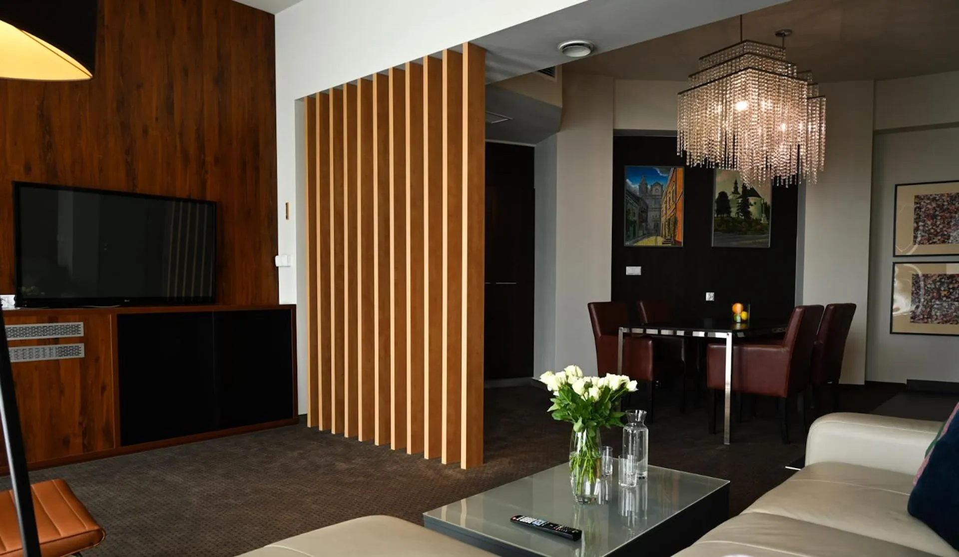 Kitchen or kitchenette in Vestil Hotel