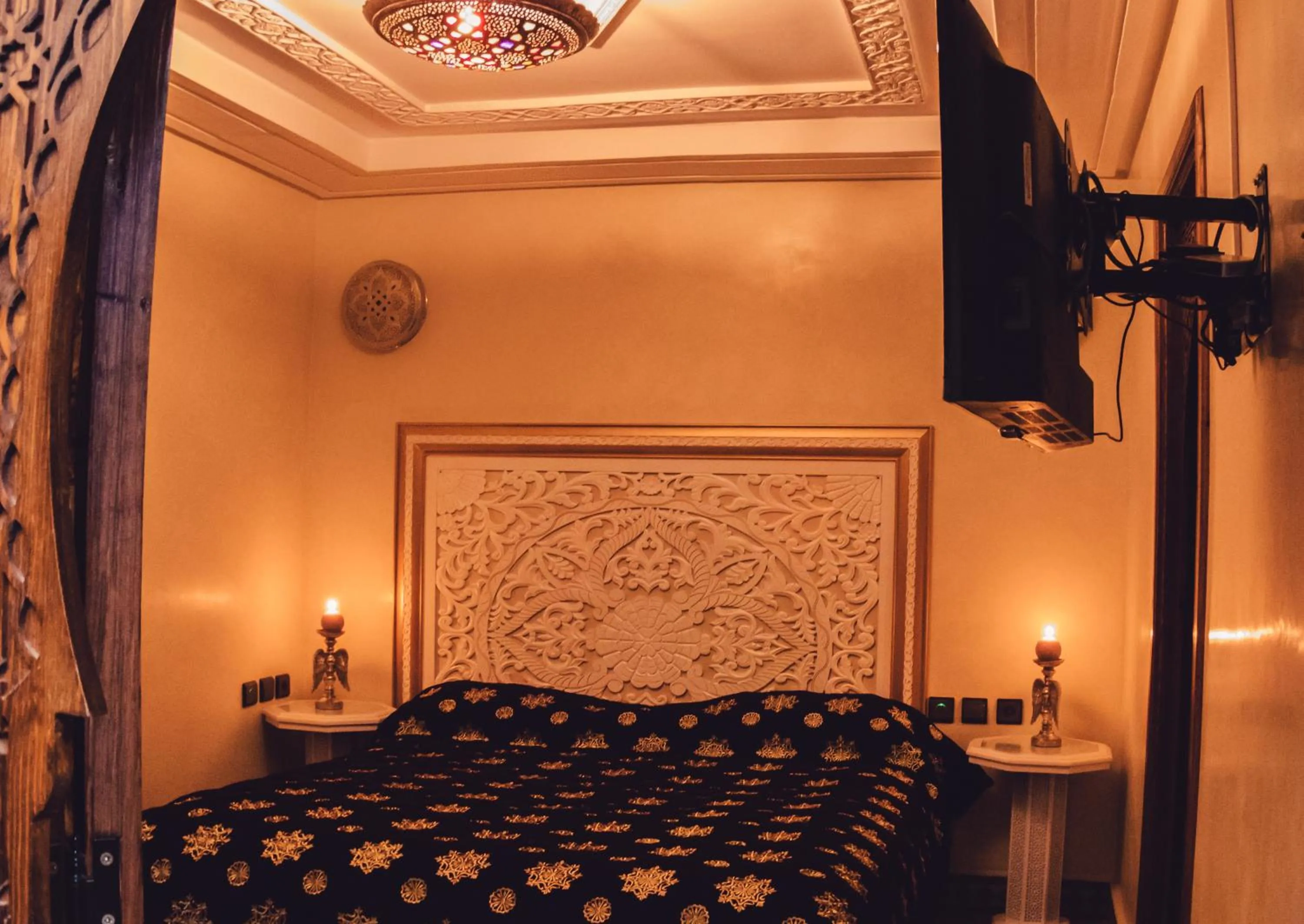 Bedroom, Bed in Riad Golf Stinia 1
