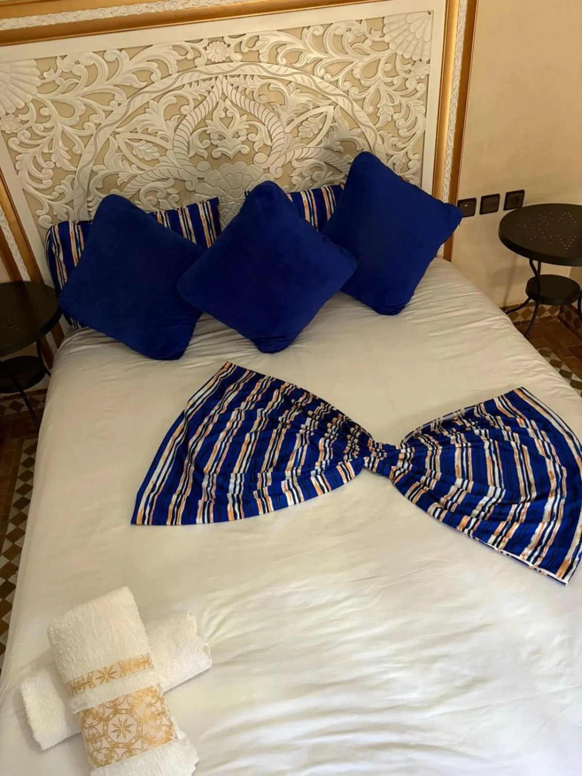 Bedroom, Bed in Riad Golf Stinia 1