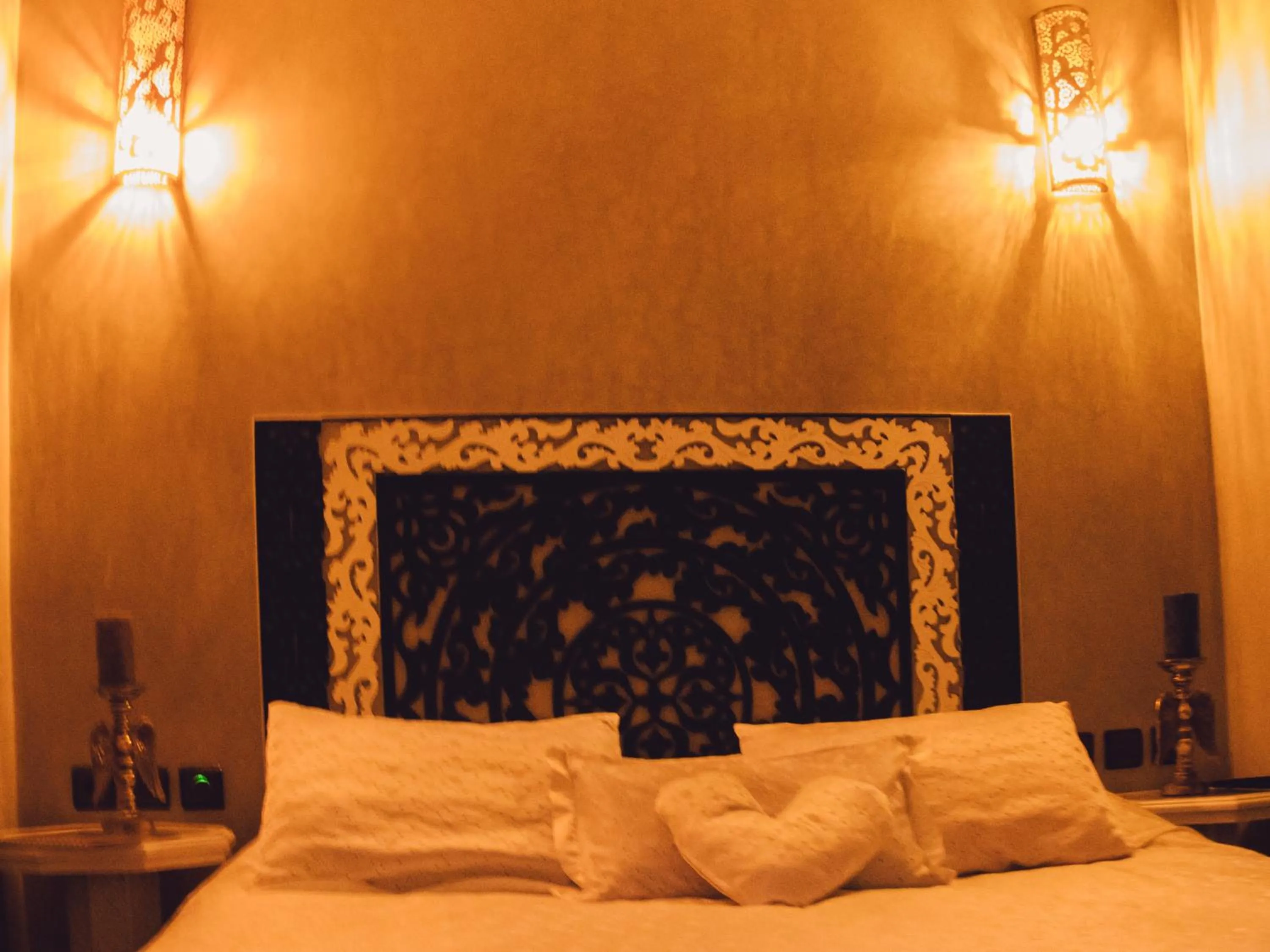 Bedroom, Bed in Riad Golf Stinia 1