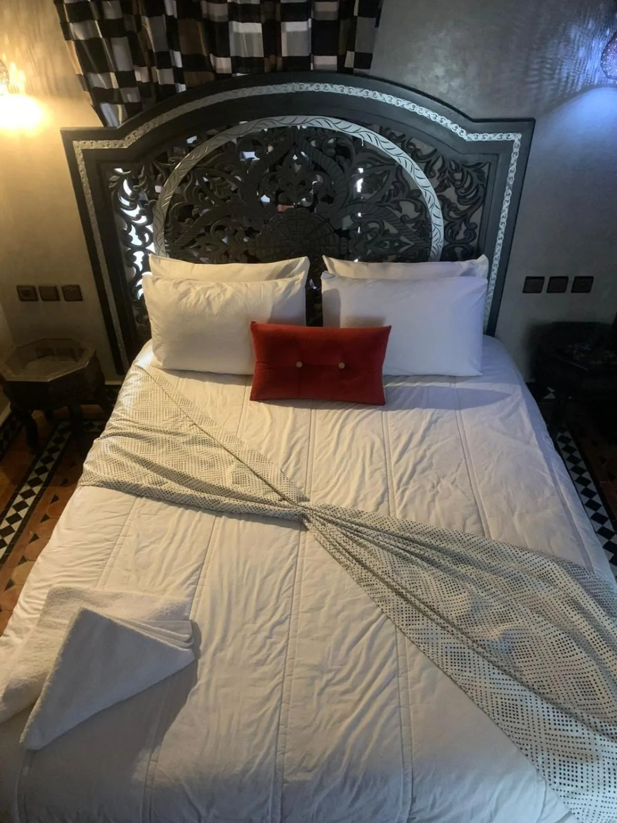 Bed in Riad Golf Stinia 1