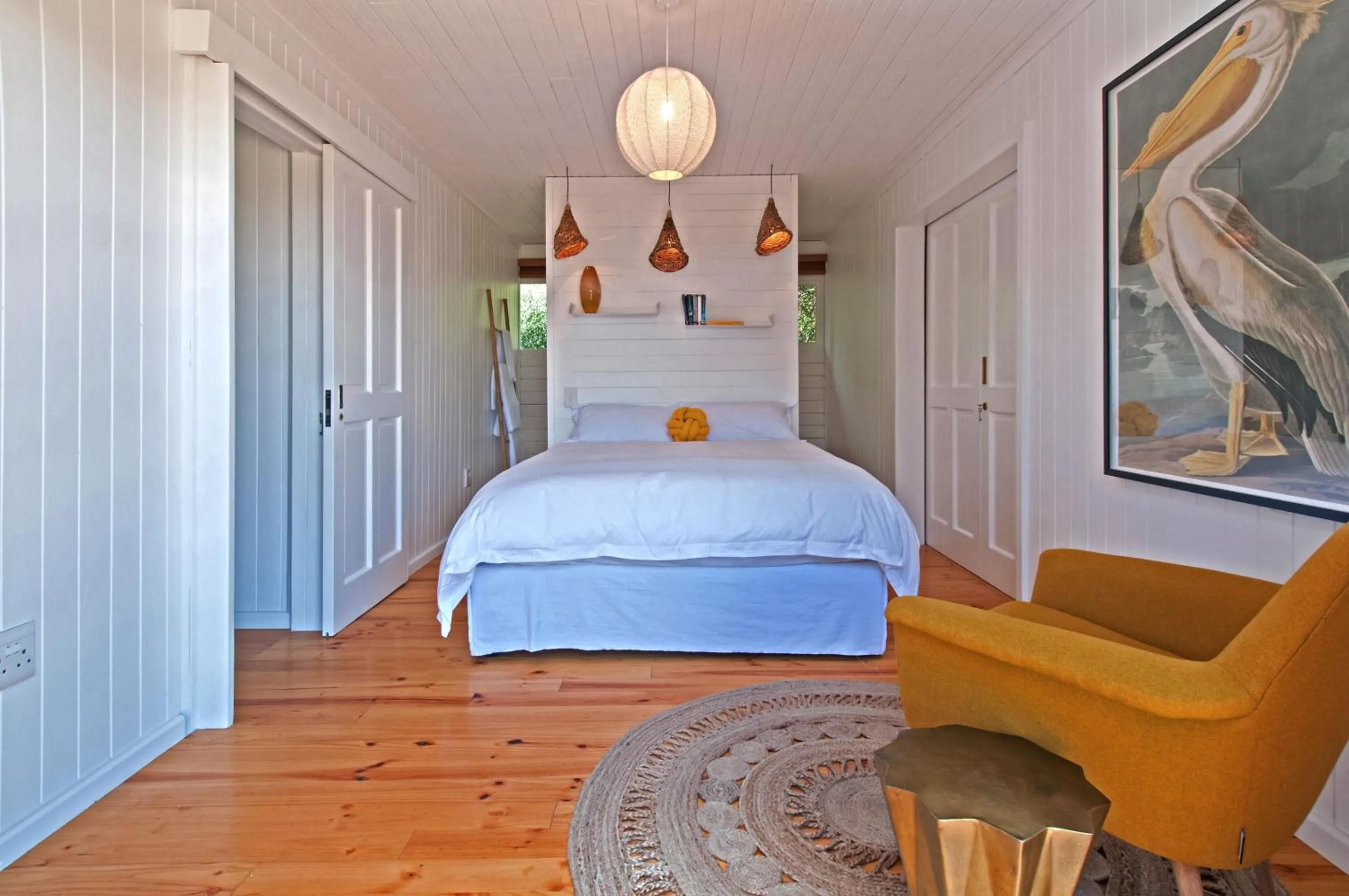 Bedroom, Bed in Moon River House