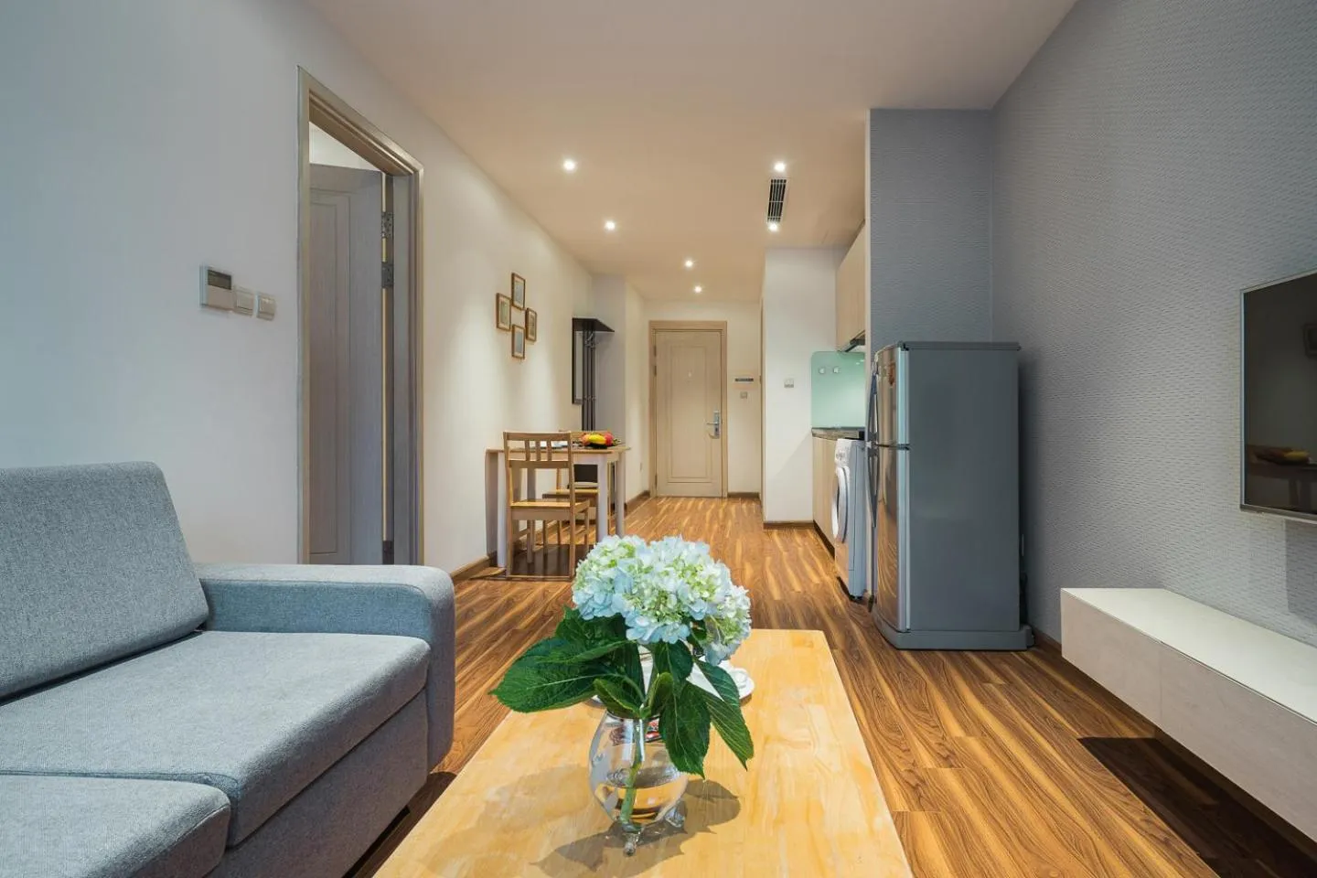 Living room in Ficus Suites