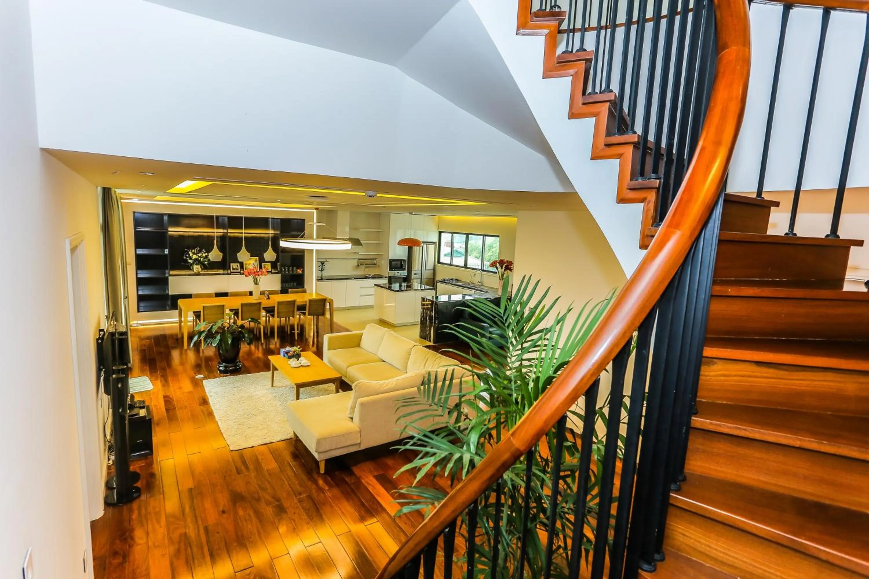 Living room in Ficus Suites