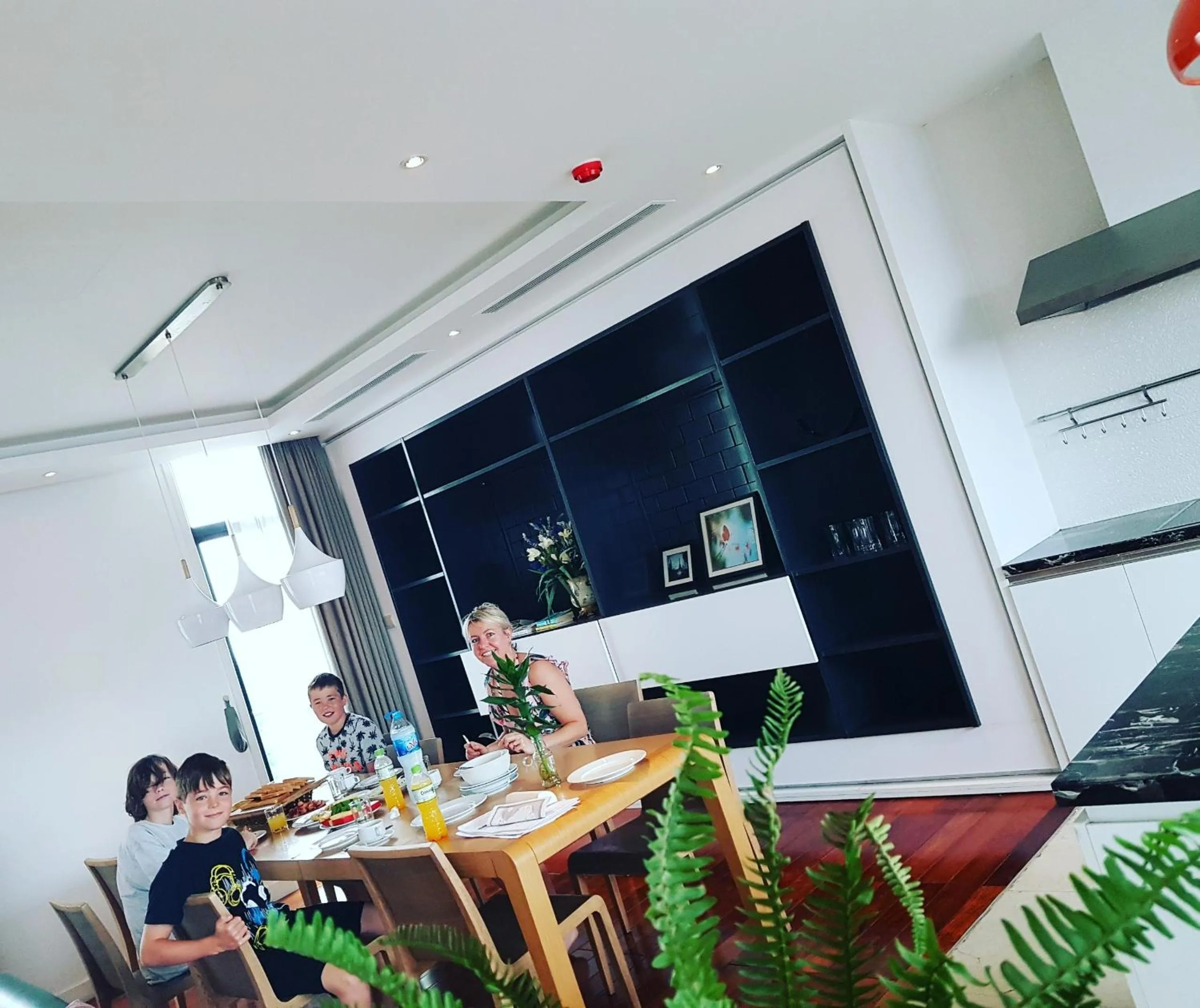 Dining area in Ficus Suites