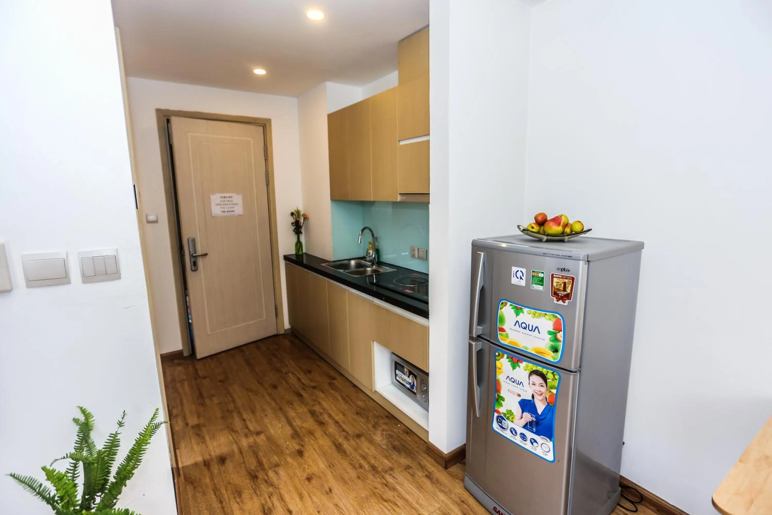 Kitchen or kitchenette in Ficus Suites