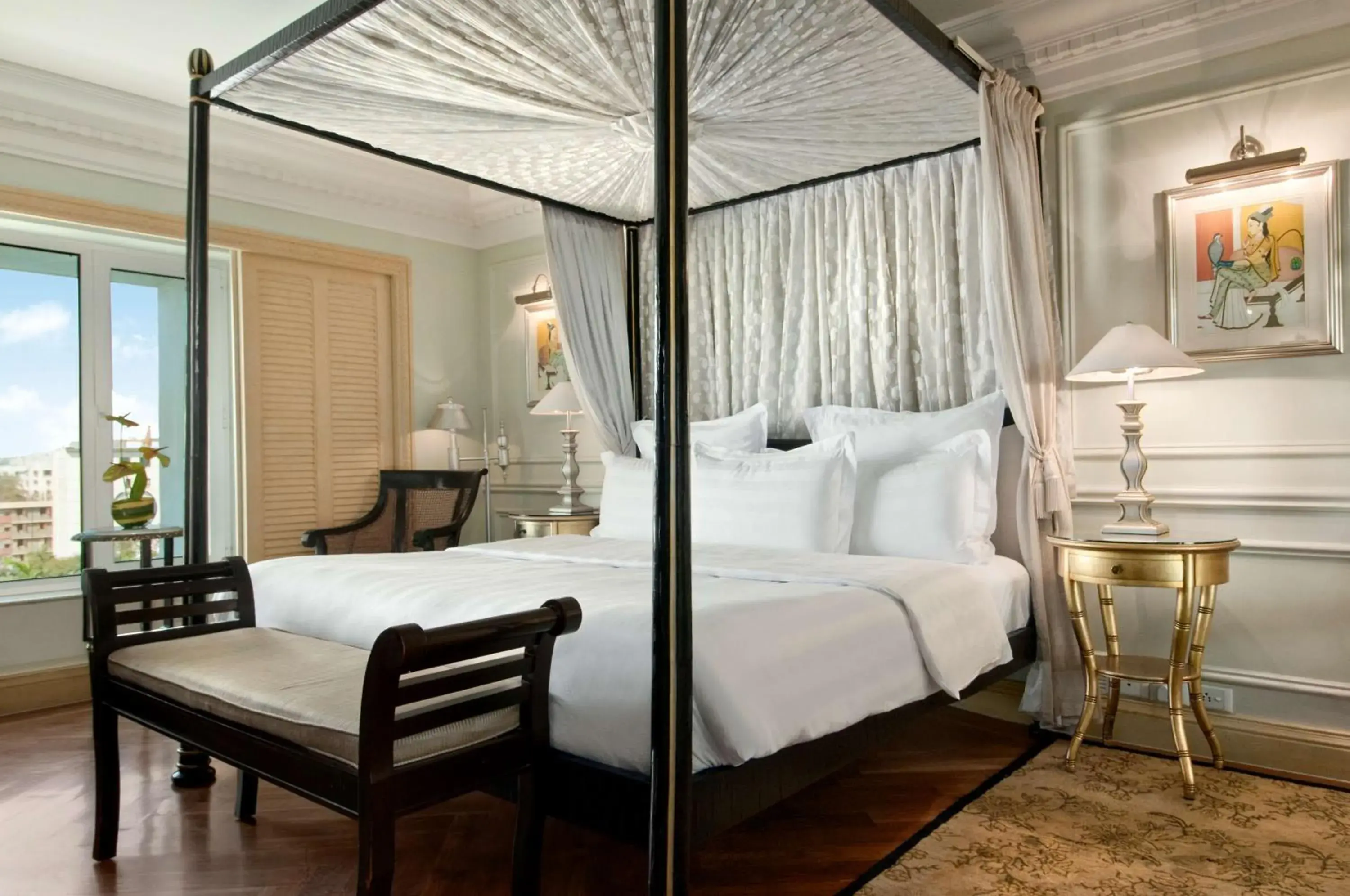 View (from property/room), Bed in Hilton Mumbai International Airport Hotel View (from property/room), Bed in Hilton Mumbai International Airport Hotel