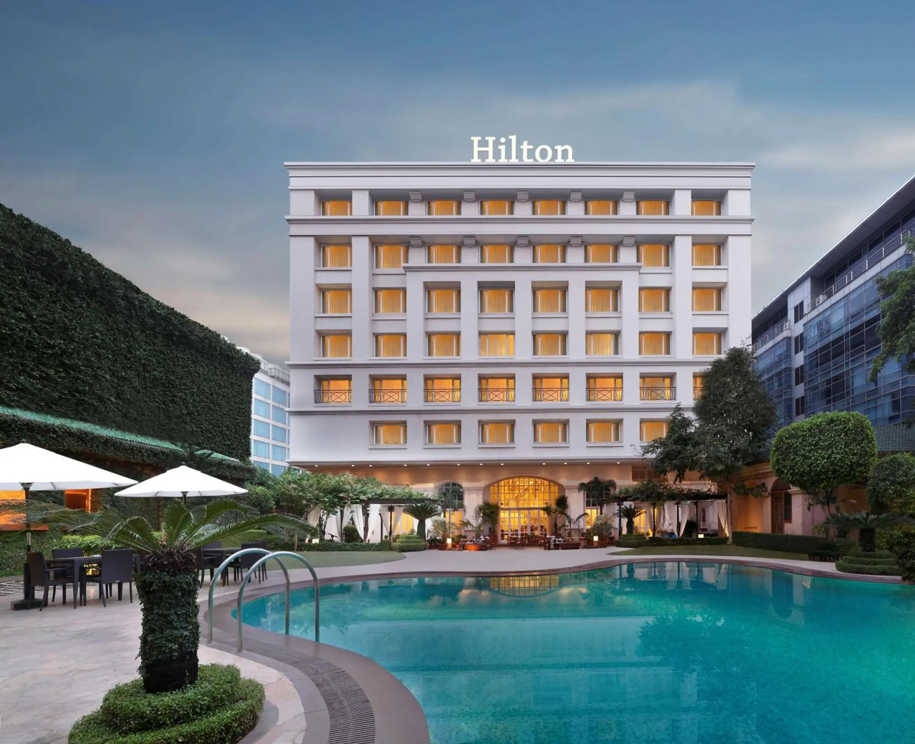 Property building in Hilton Mumbai International Airport Hotel Property building in Hilton Mumbai International Airport Hotel