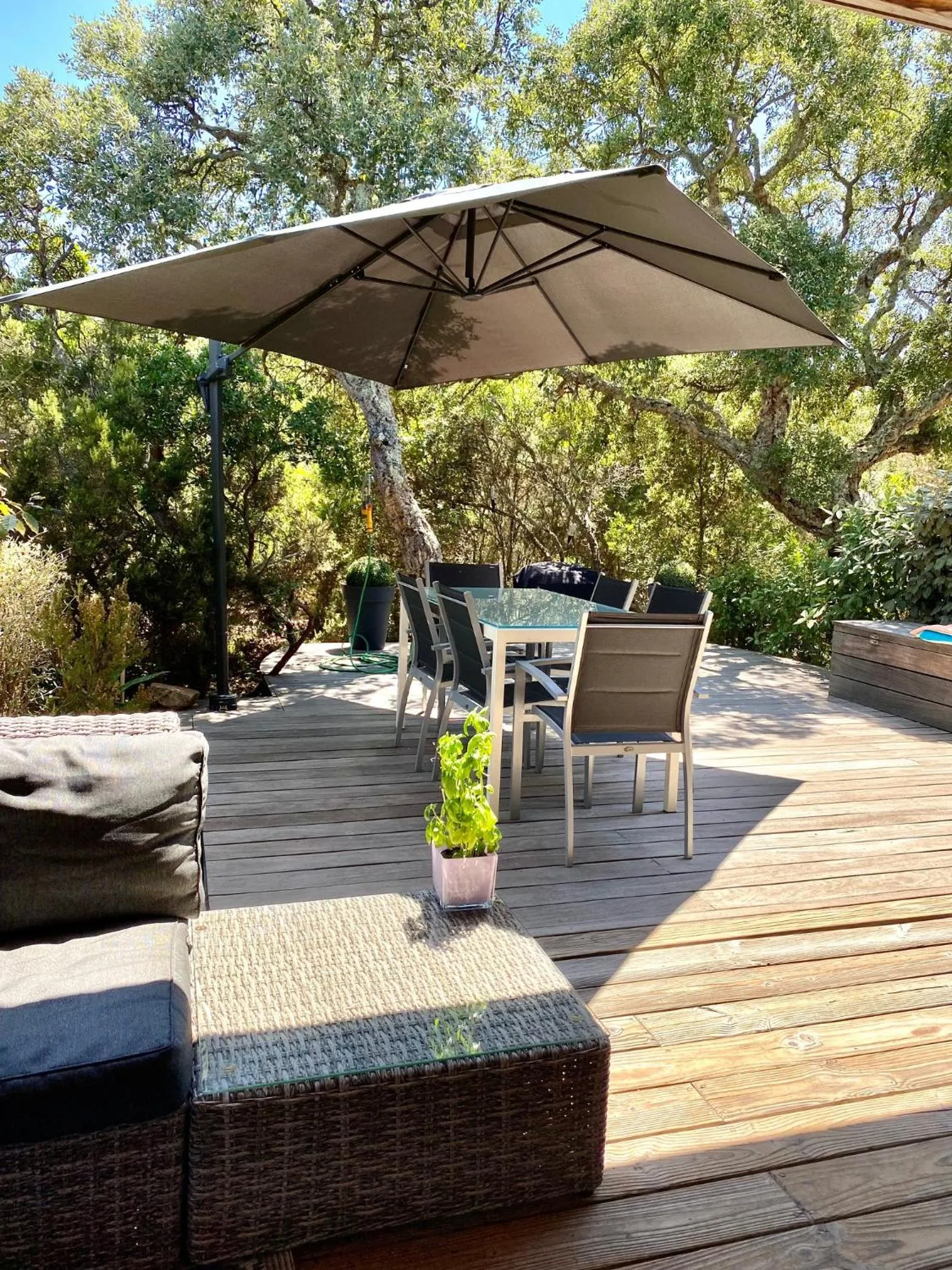 Patio in Résidence Marina Di Santa Giulia