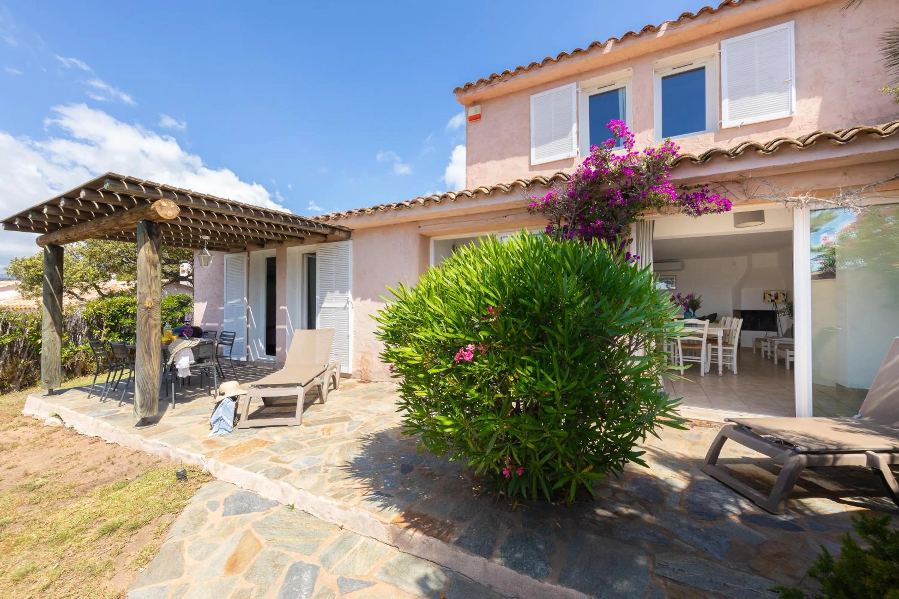 Patio in Résidence Marina Di Santa Giulia