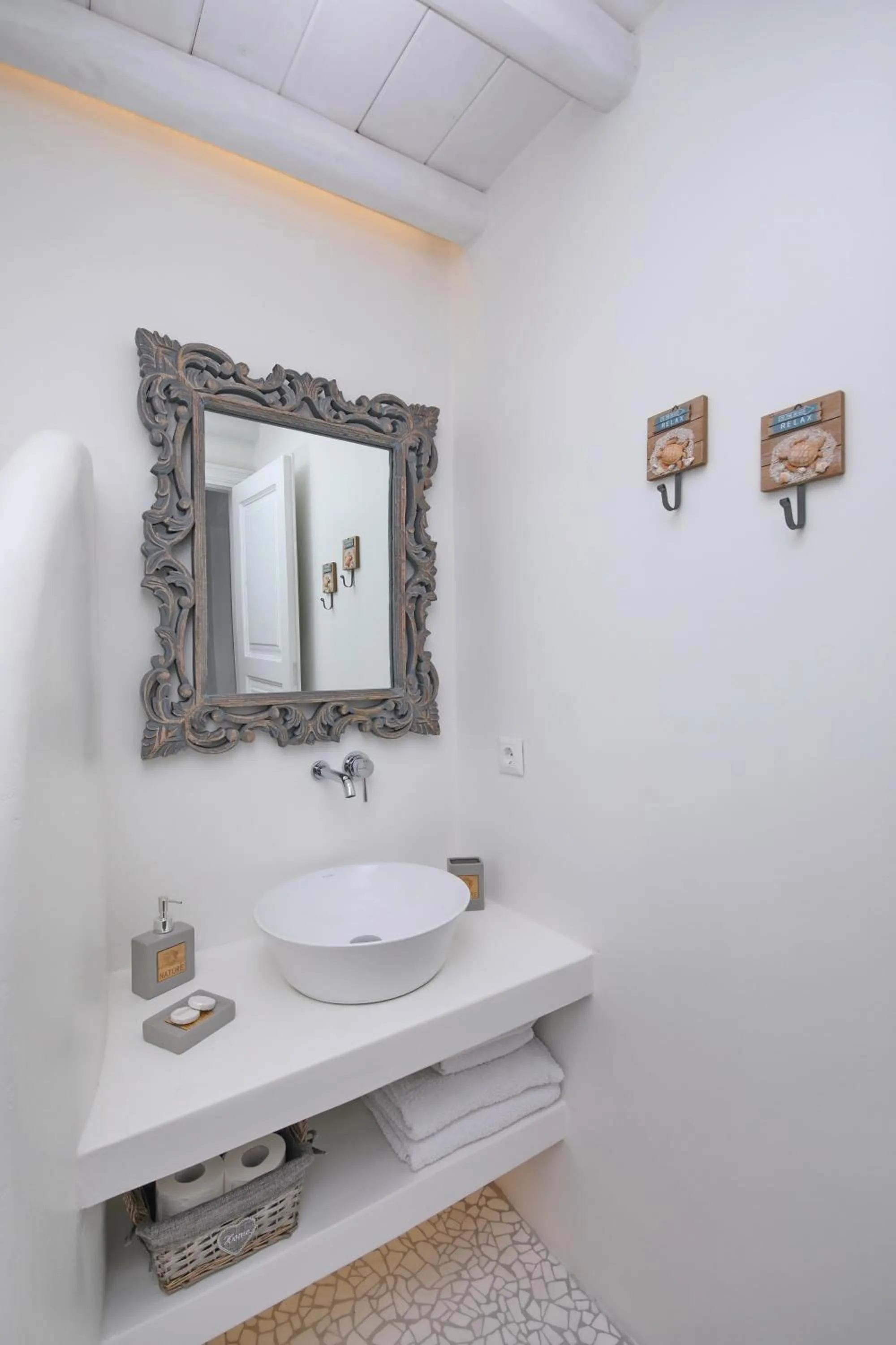 Bathroom in Evlalia Studios & Villas