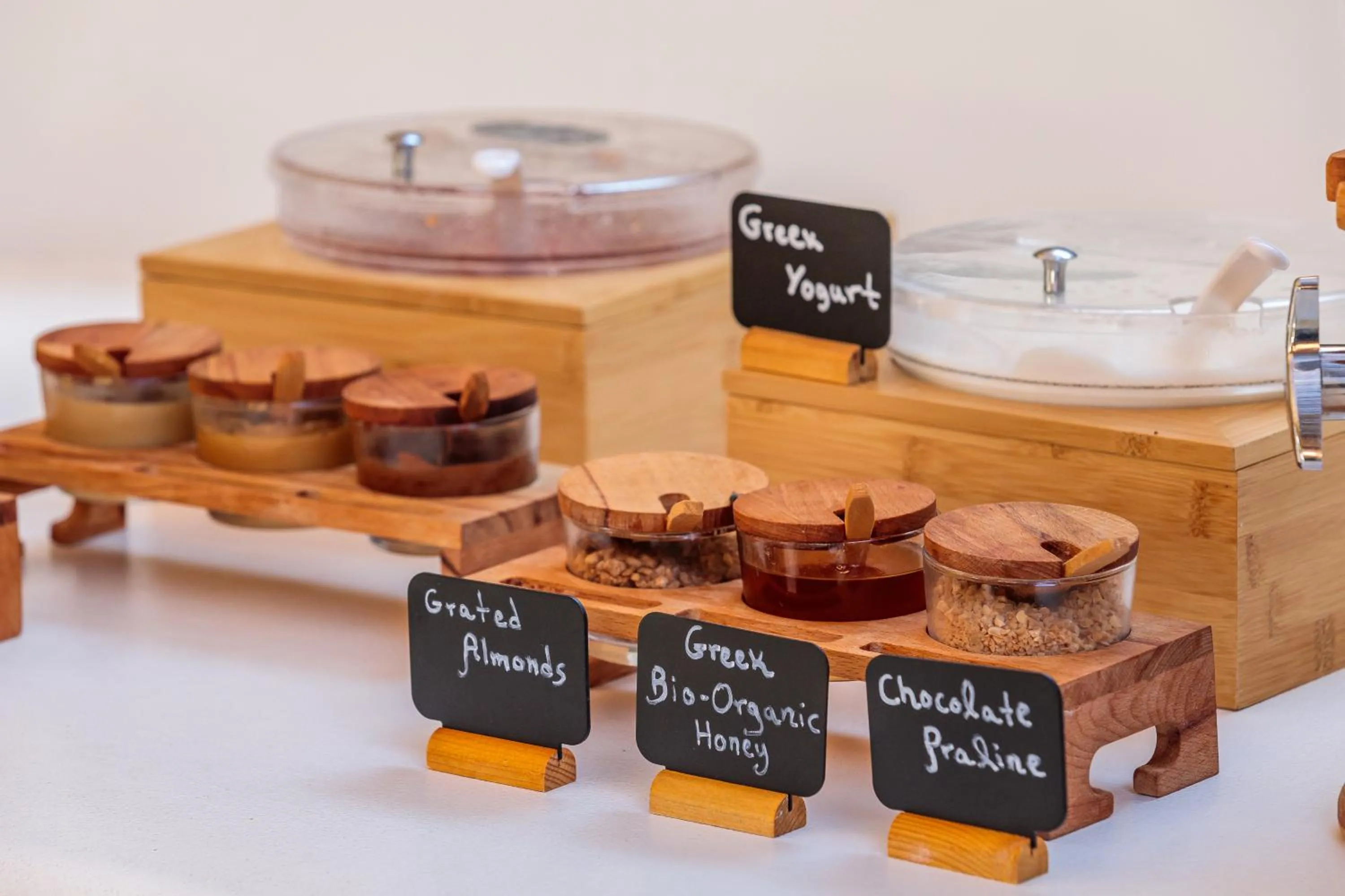 Buffet breakfast in Evlalia Studios & Villas